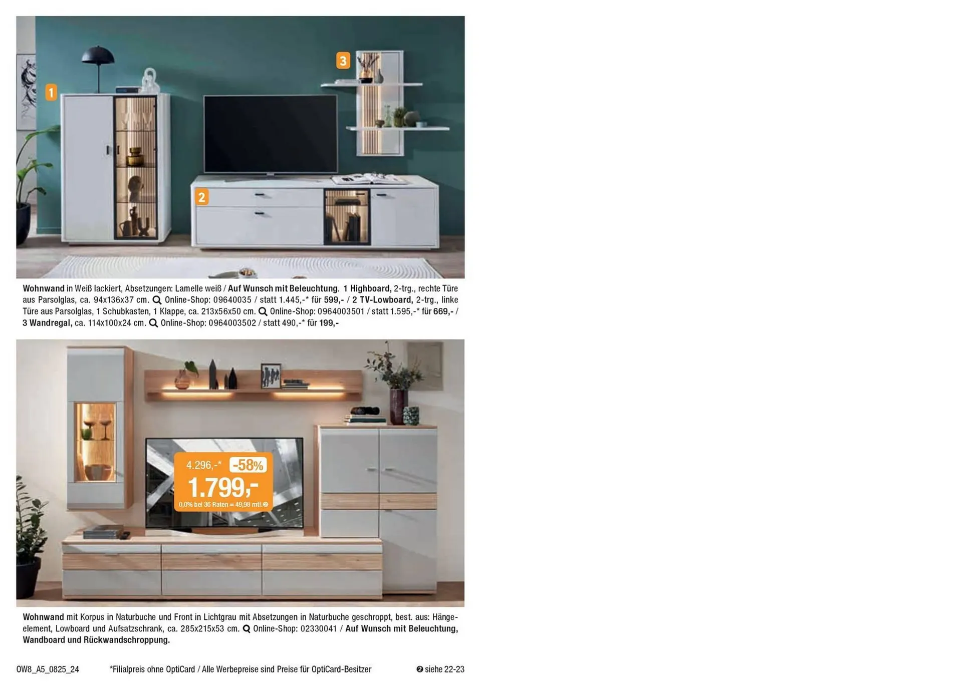 Opti Wohnwelt Prospekt von 25. Juli bis 23. August 2025 - Prospekt seite 24