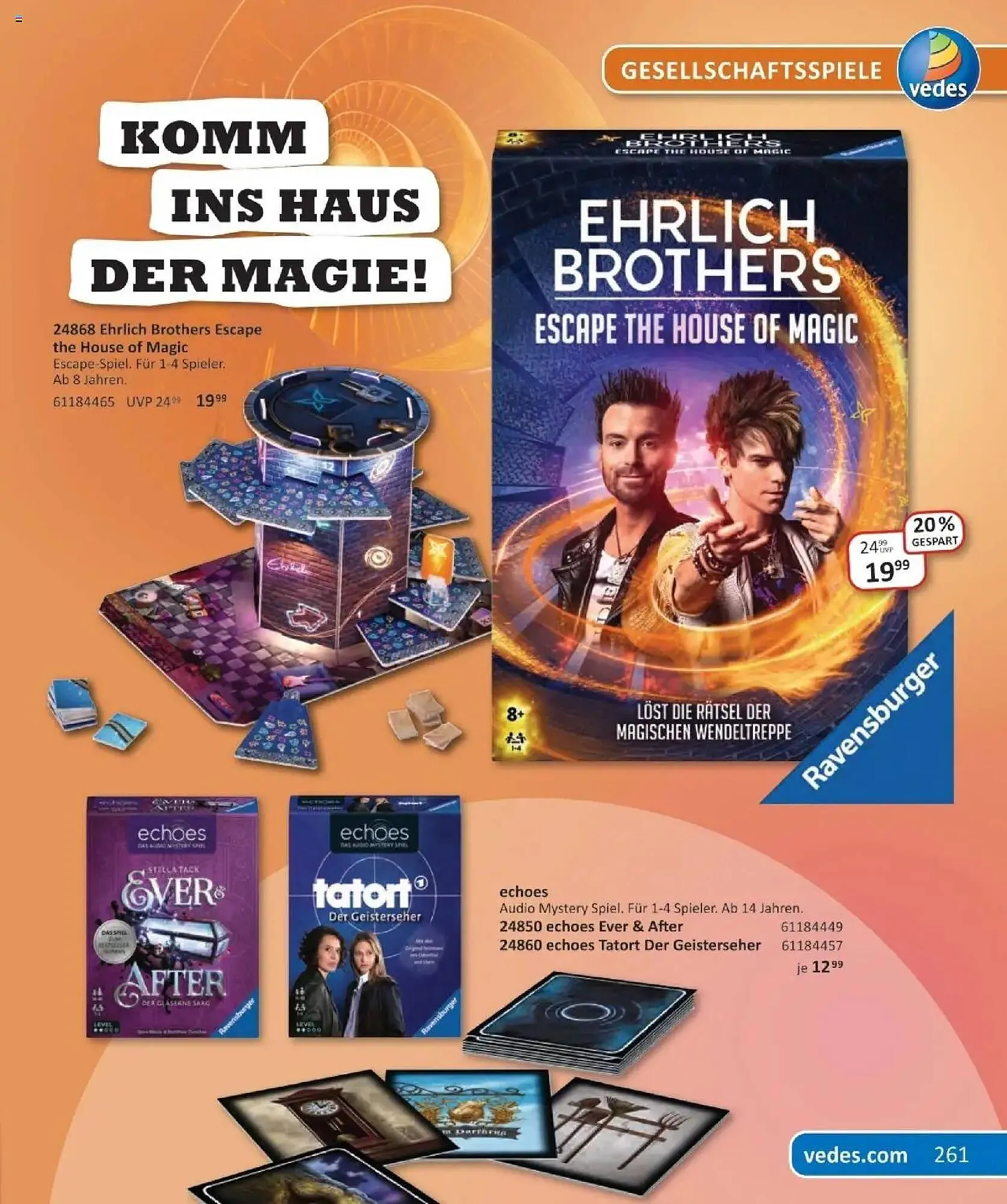 Vedes Prospekt von 29. September bis 6. Januar 2026 - Prospekt seite 261