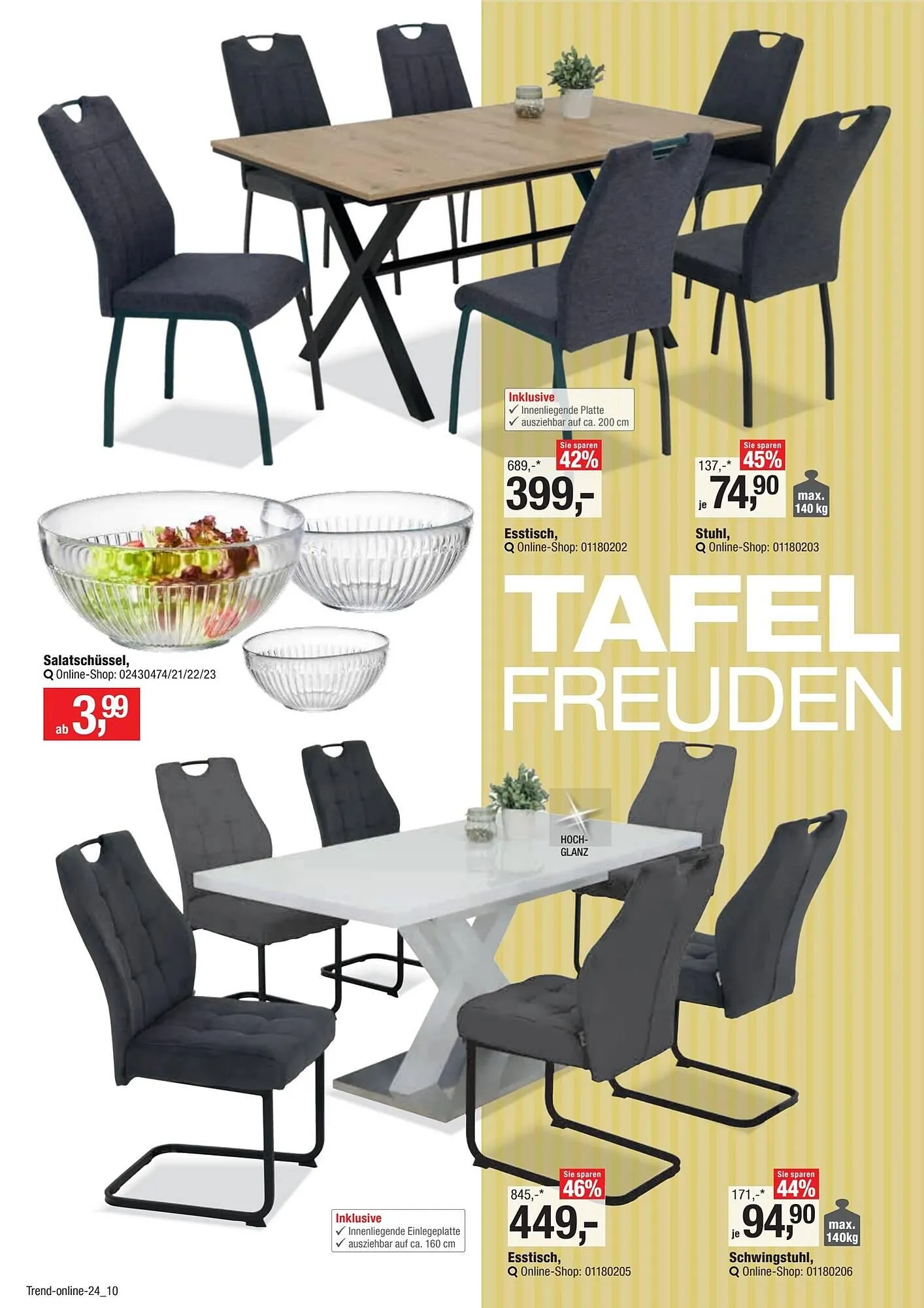 Opti Wohnwelt Prospekt von 12. Mai bis 1. August 2025 - Prospekt seite 10