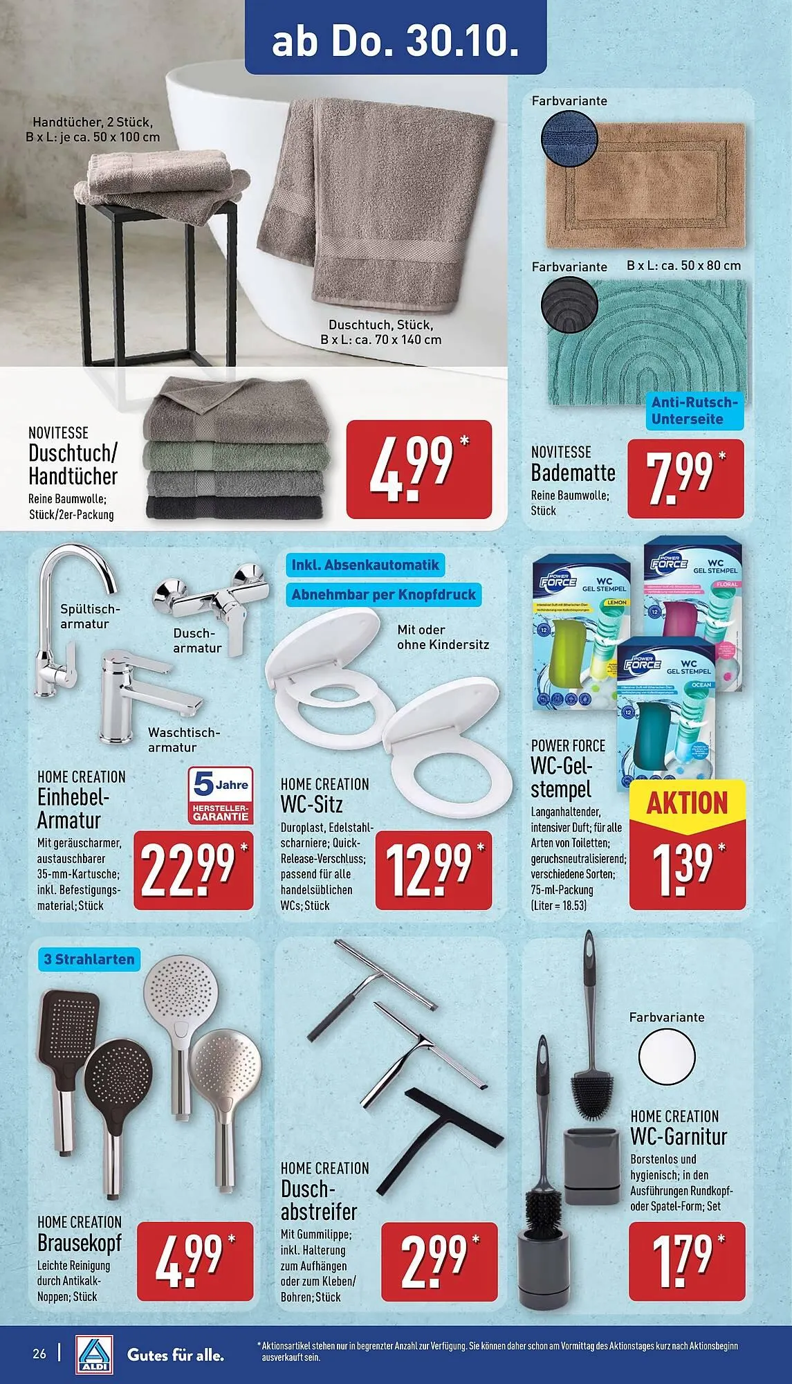 Aldi Nord Prospekt von 27. Oktober bis 2. November 2025 - Prospekt seite 26