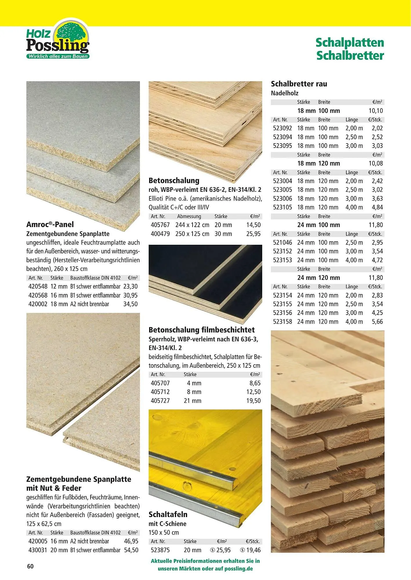 Holz Possling Prospekt von 2. Mai bis 31. Juli 2025 - Prospekt seite 60