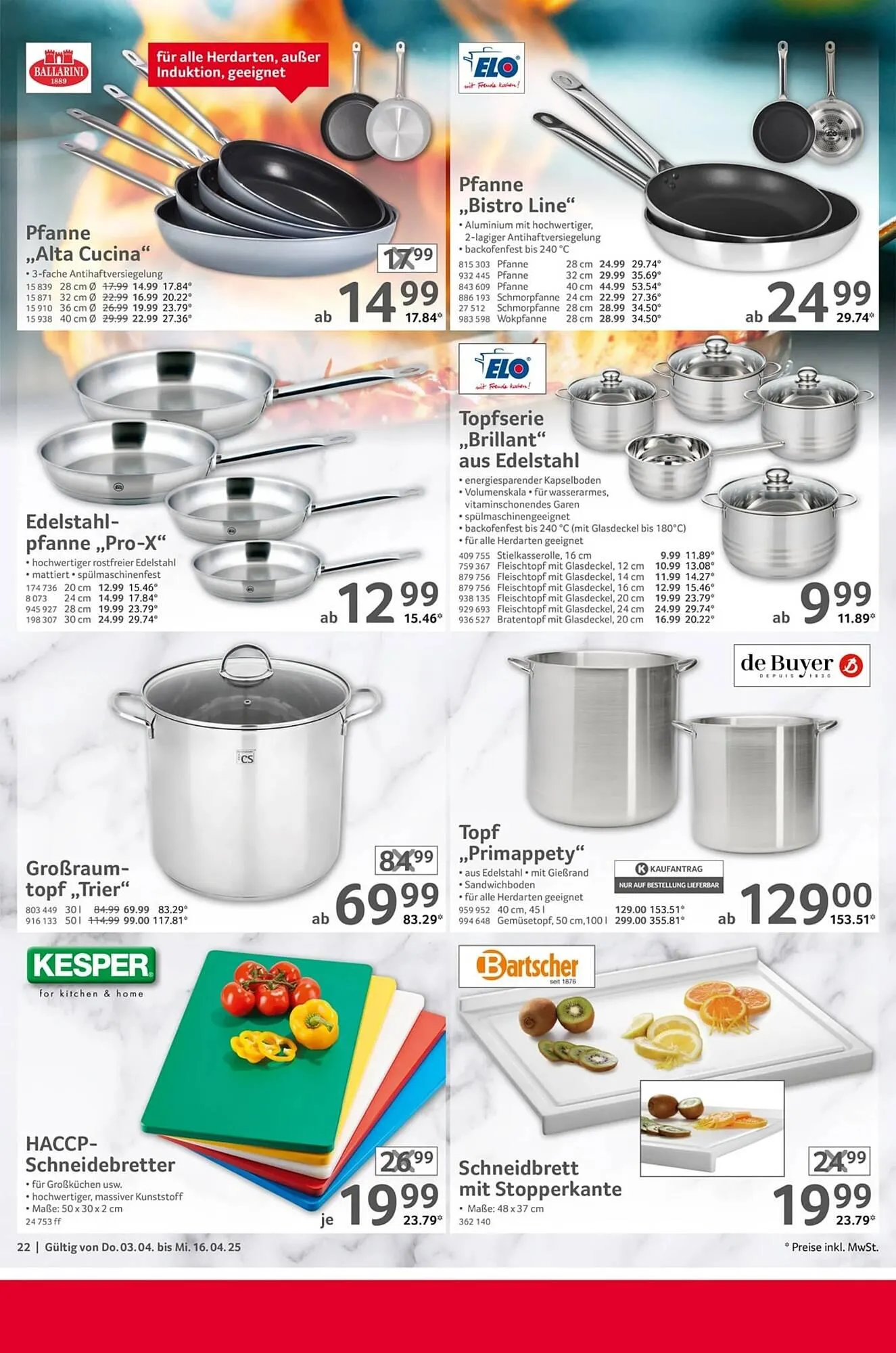 Selgros Prospekt von 3. April bis 16. April 2025 - Prospekt seite 22