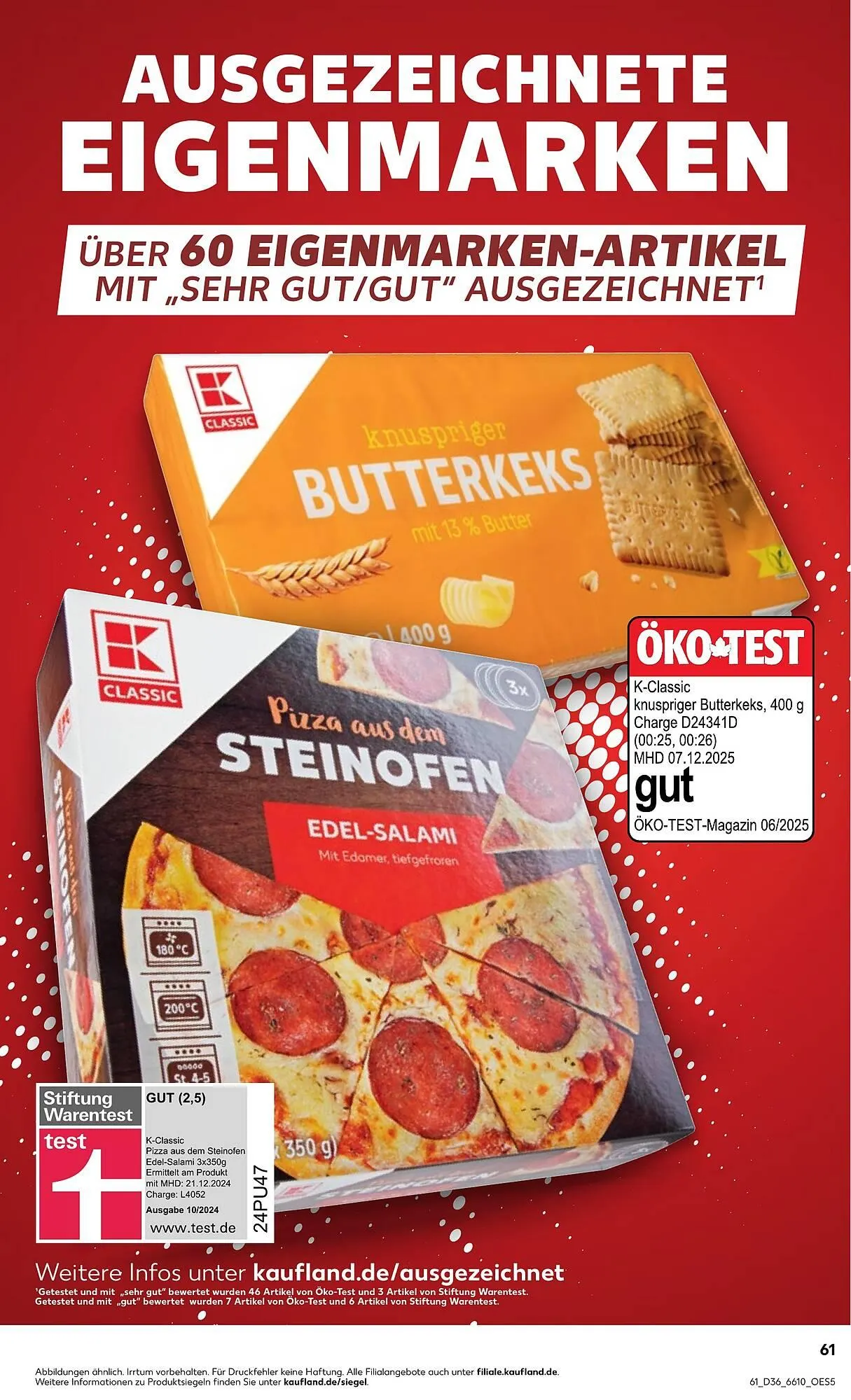 Kaufland Prospekt von 4. September bis 10. September 2025 - Prospekt seite 61