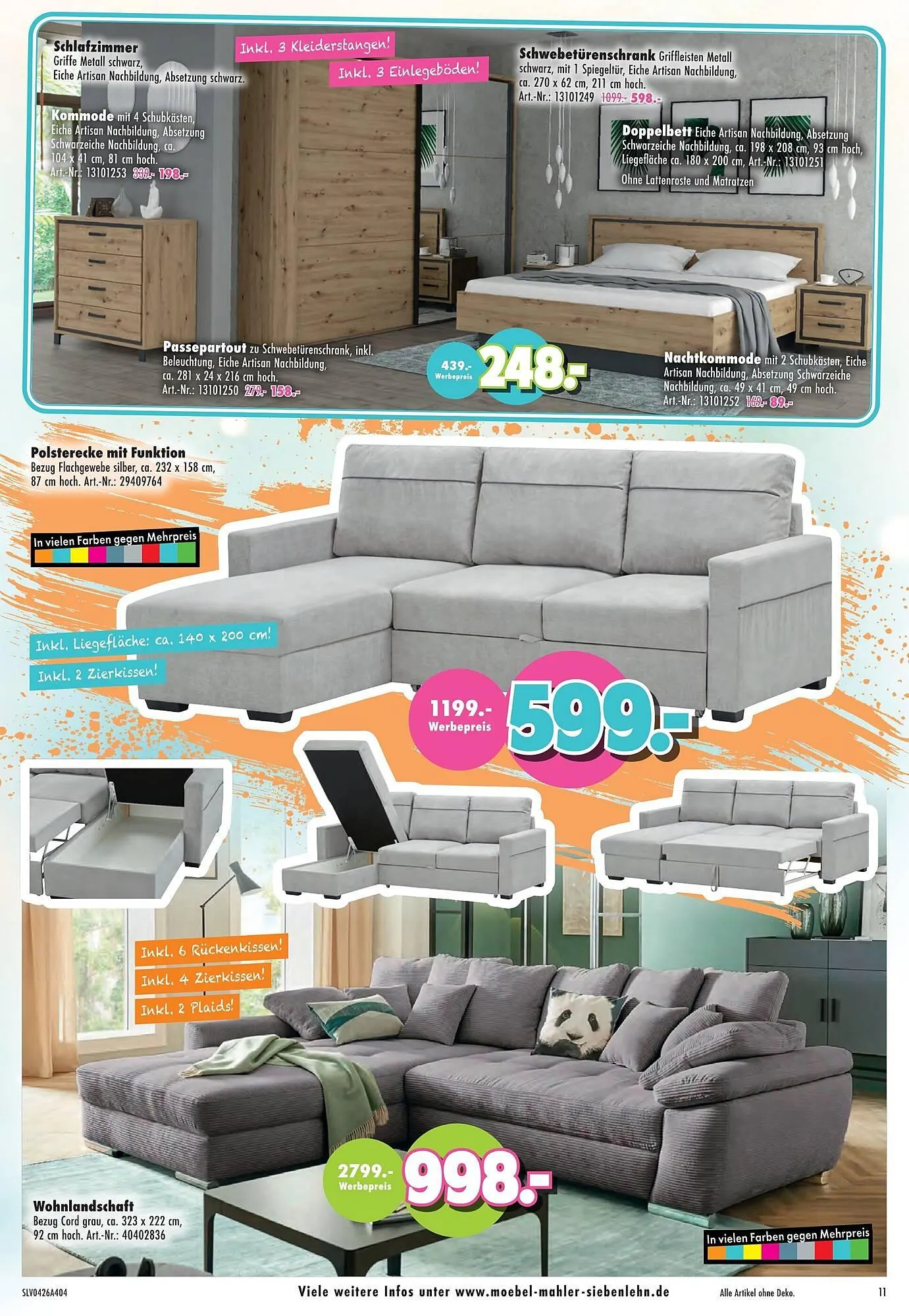 Möbel Mahler Katalog von 8. April bis 5. Mai 2026 - Prospekt seite 11