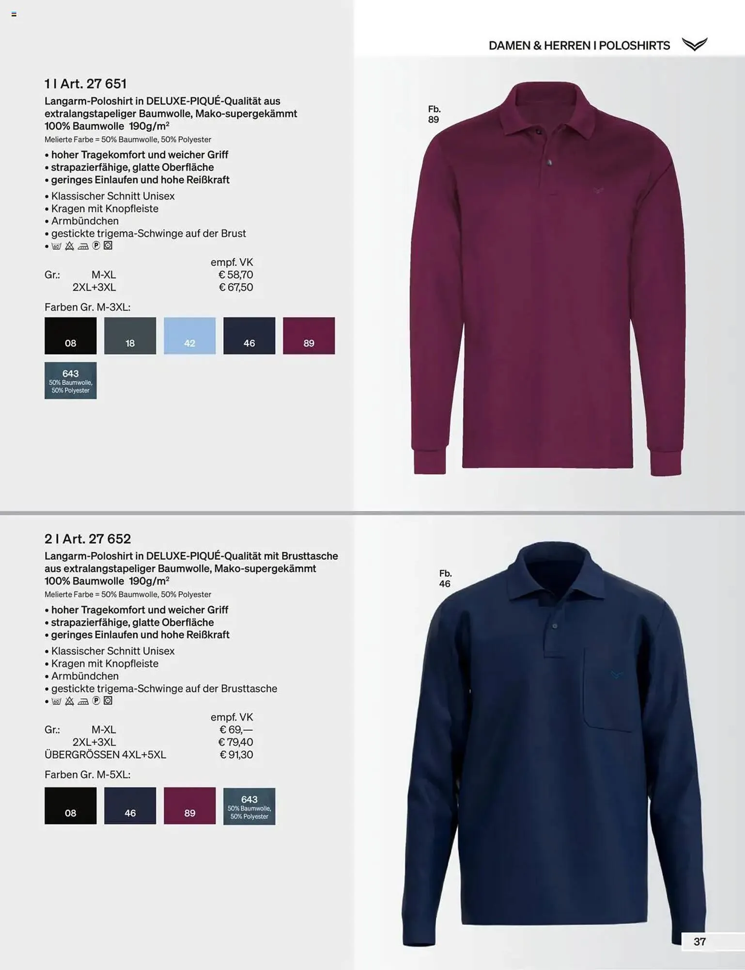 Trigema Prospekt von 1. September bis 28. Februar 2026 - Prospekt seite 38