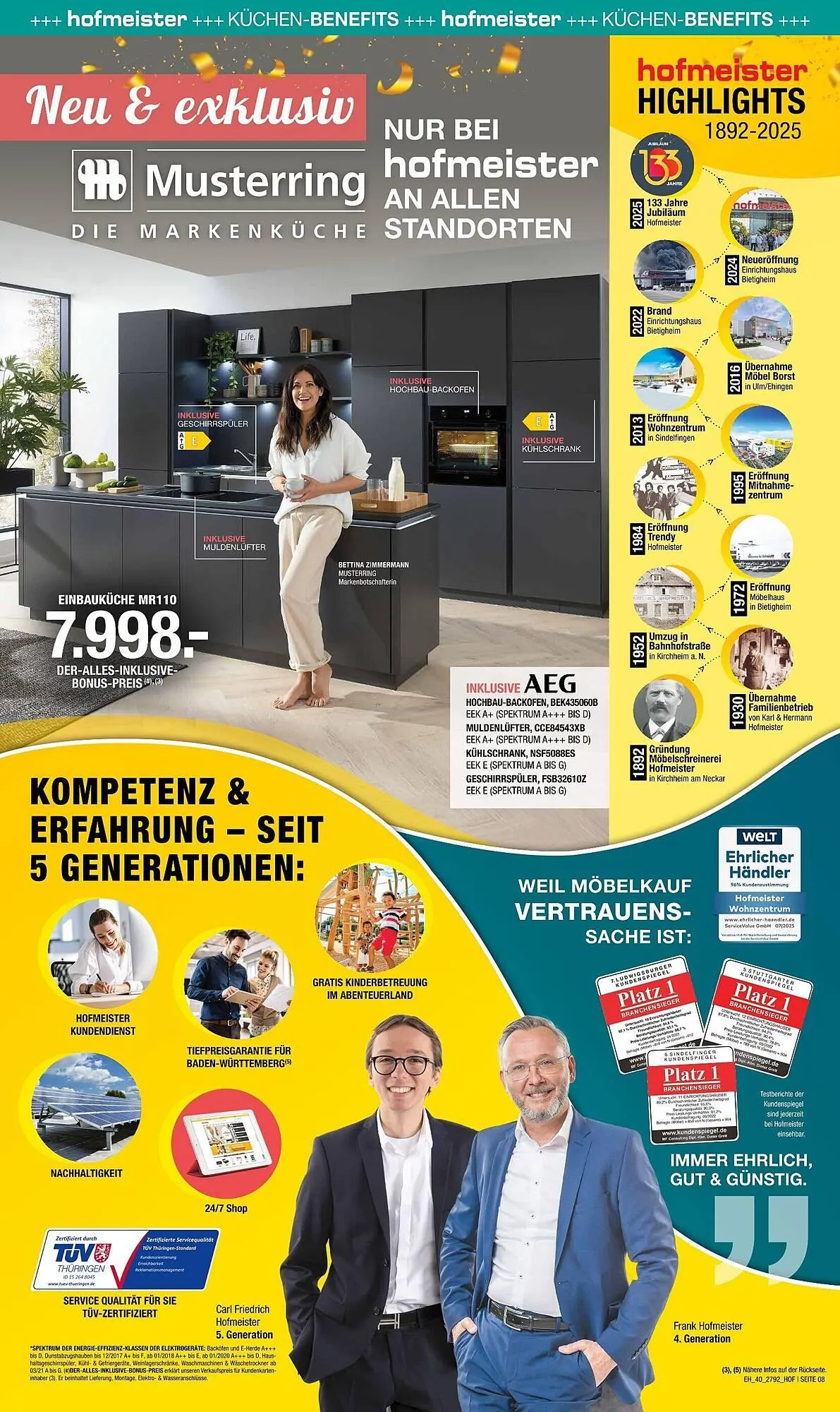 Hofmeister Prospekt von 29. August bis 27. September 2025 - Prospekt seite 4