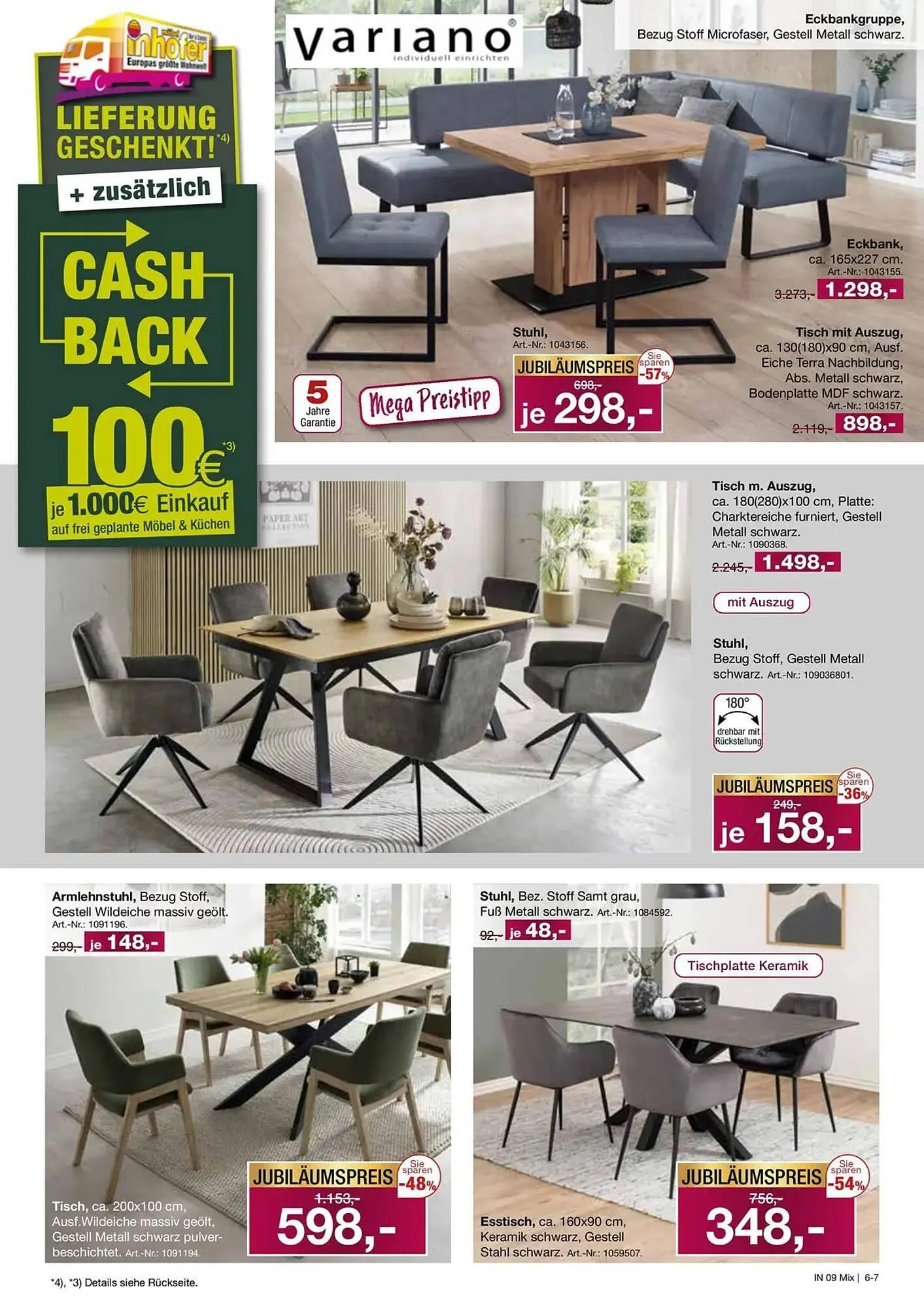 Möbel Inhofer Prospekt von 16. April bis 2. Mai 2026 - Prospekt seite 7