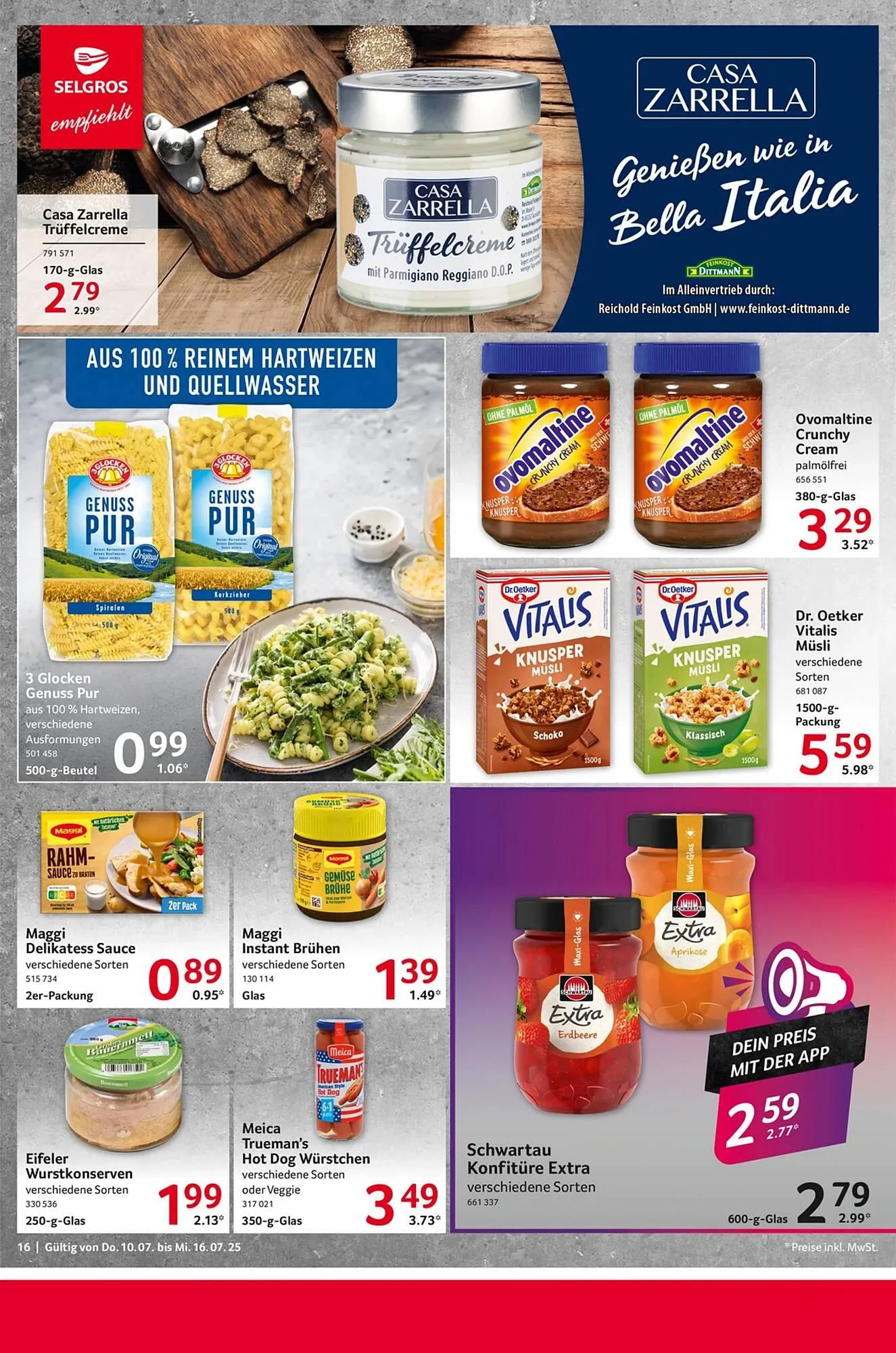 Selgros Prospekt von 10. Juli bis 17. Juli 2025 - Prospekt seite 16