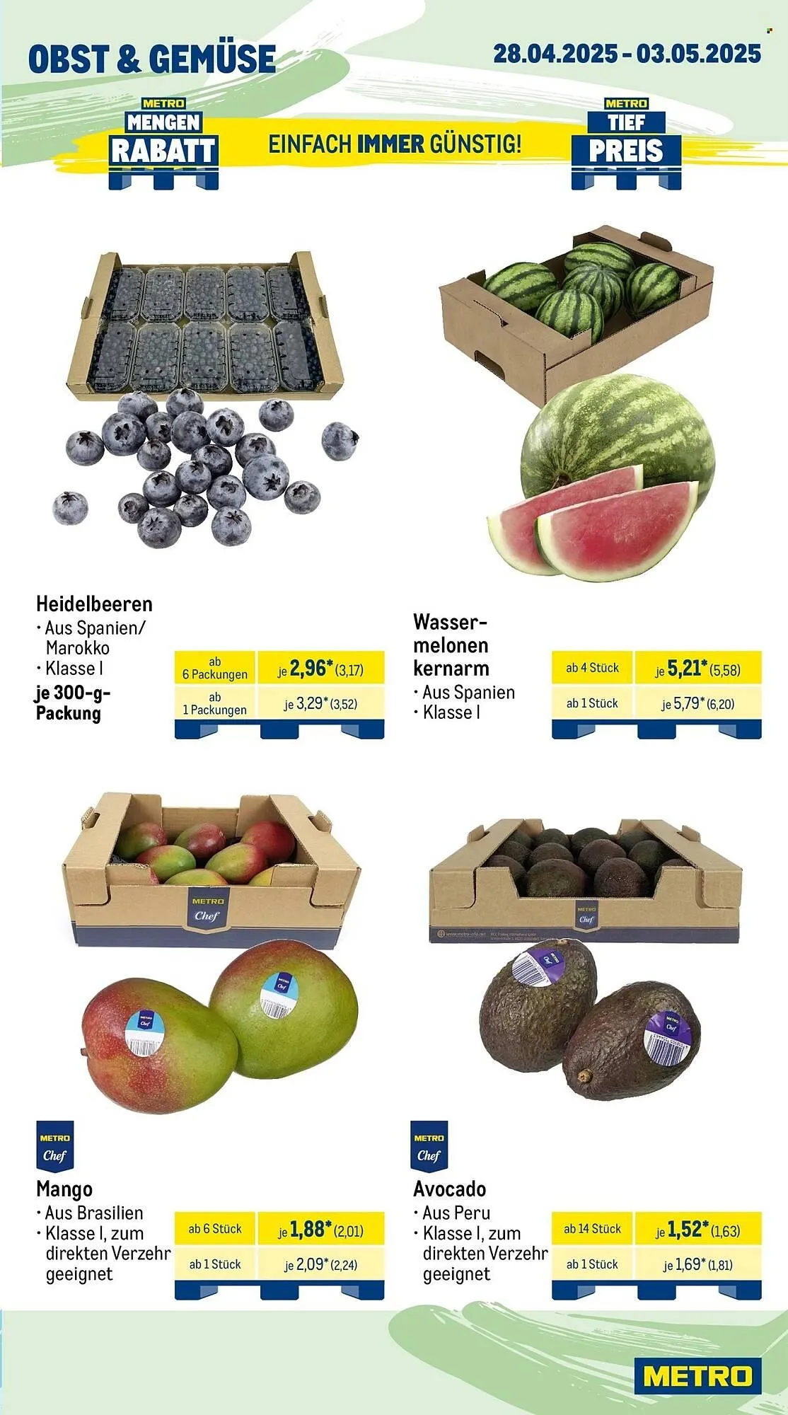 METRO Prospekt von 28. April bis 3. Mai 2025 - Prospekt seite 7