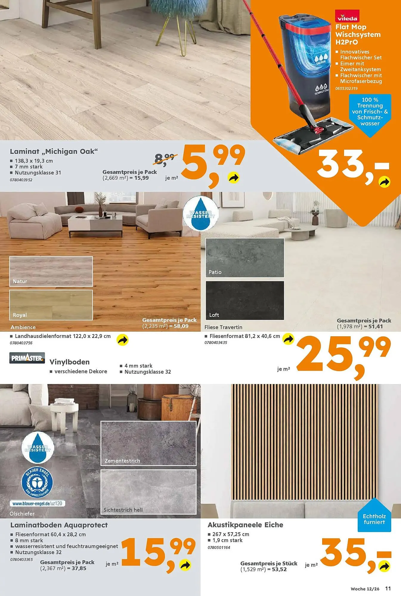 Globus Baumarkt Prospekt von 15. März bis 21. März 2026 - Prospekt seite 11