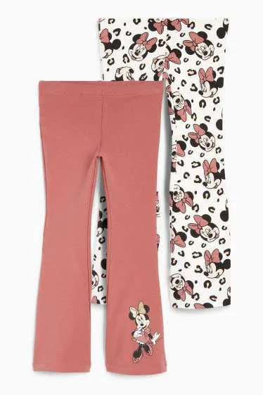Multipack of 2 - Minnie Mouse - flared thermal leggings
