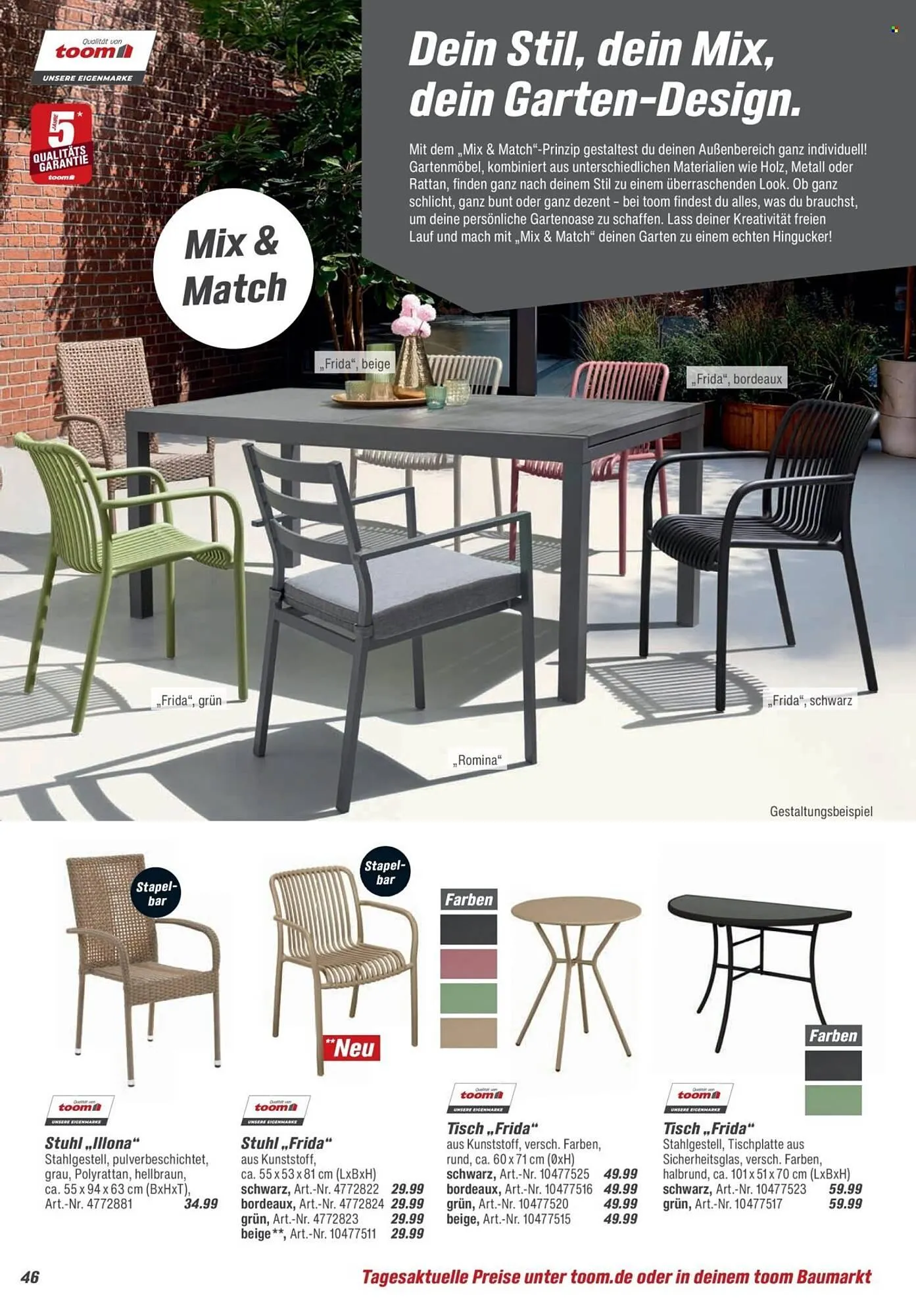 Toom Baumarkt Prospekt von 14. Februar bis 30. April 2026 - Prospekt seite 46