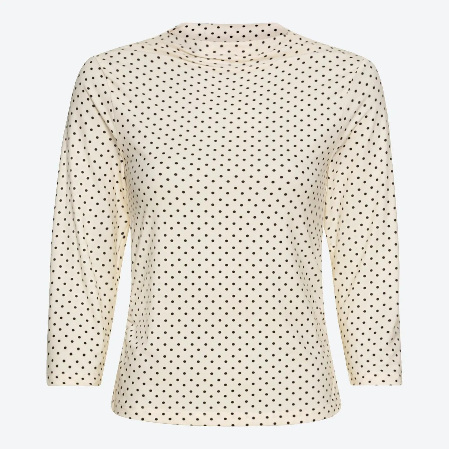 Damen-Langarmshirt mit Raffungen