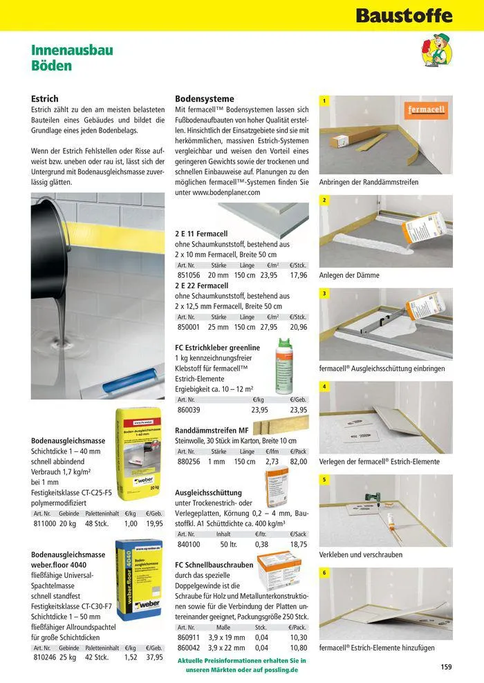 Holz-& Baukatalog 2024/25 von 27. März bis 31. Januar 2025 - Prospekt seite 159
