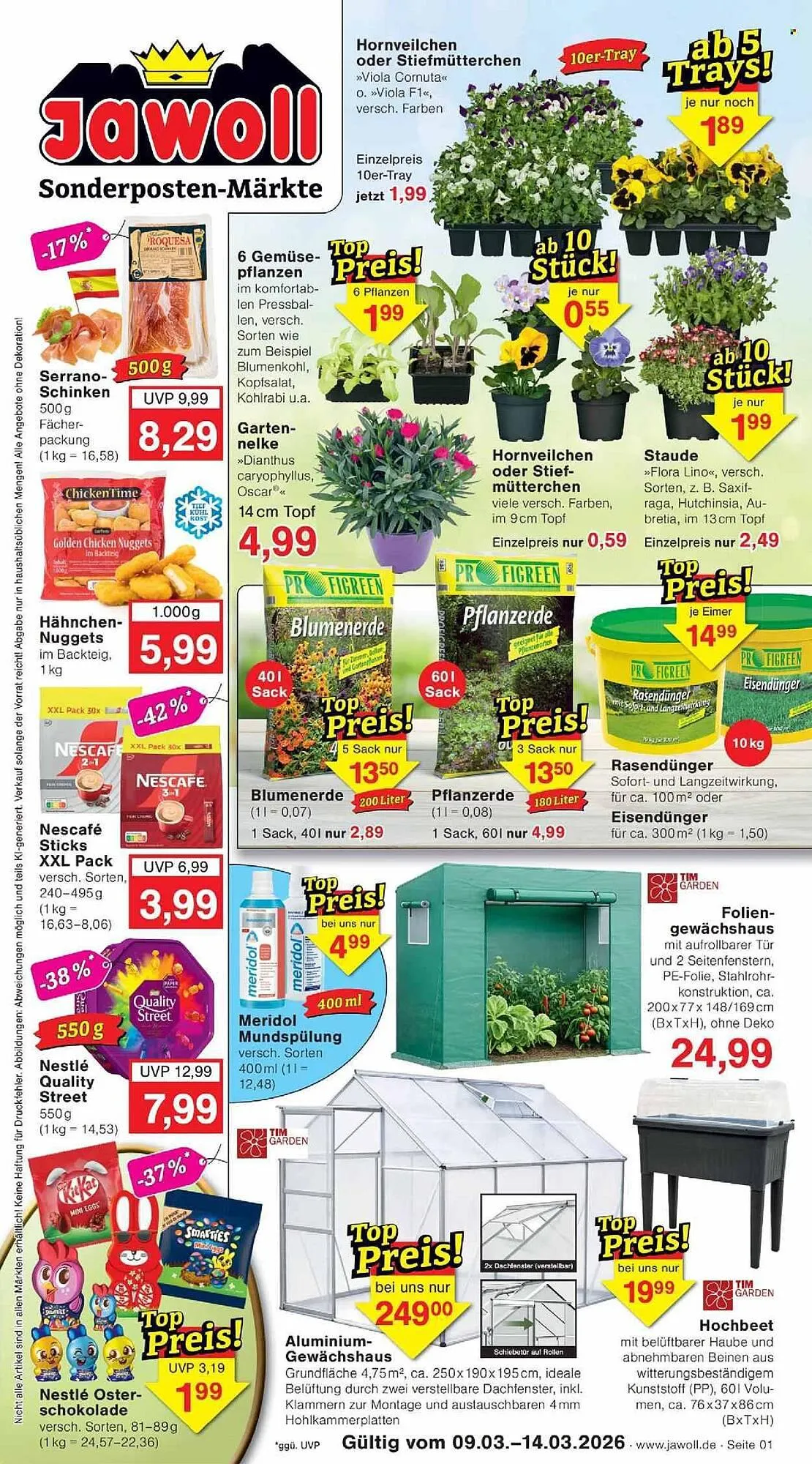 Jawoll Prospekt von 9. März bis 14. März 2026 - Prospekt seite 1