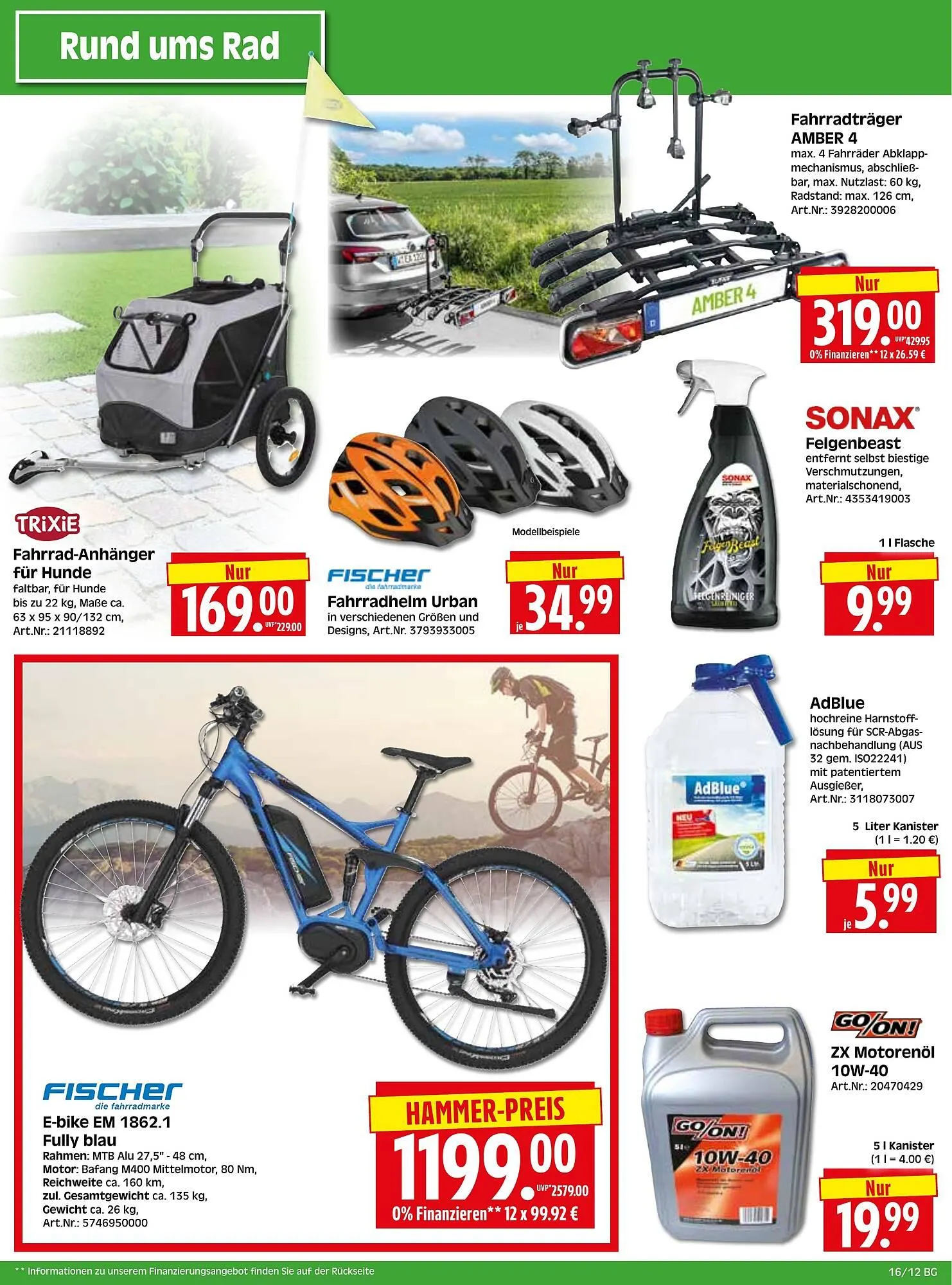 Herkules Baumarkt Prospekt von 14. April bis 19. April 2025 - Prospekt seite 12