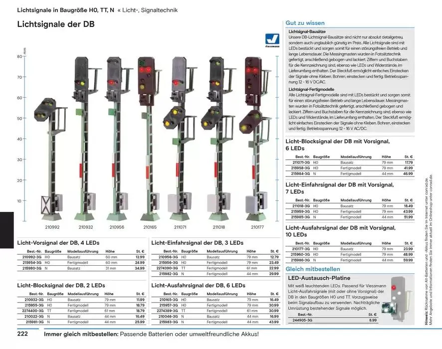 Modellbahn Katalog von 29. Oktober bis 31. Dezember 2025 - Prospekt seite 224