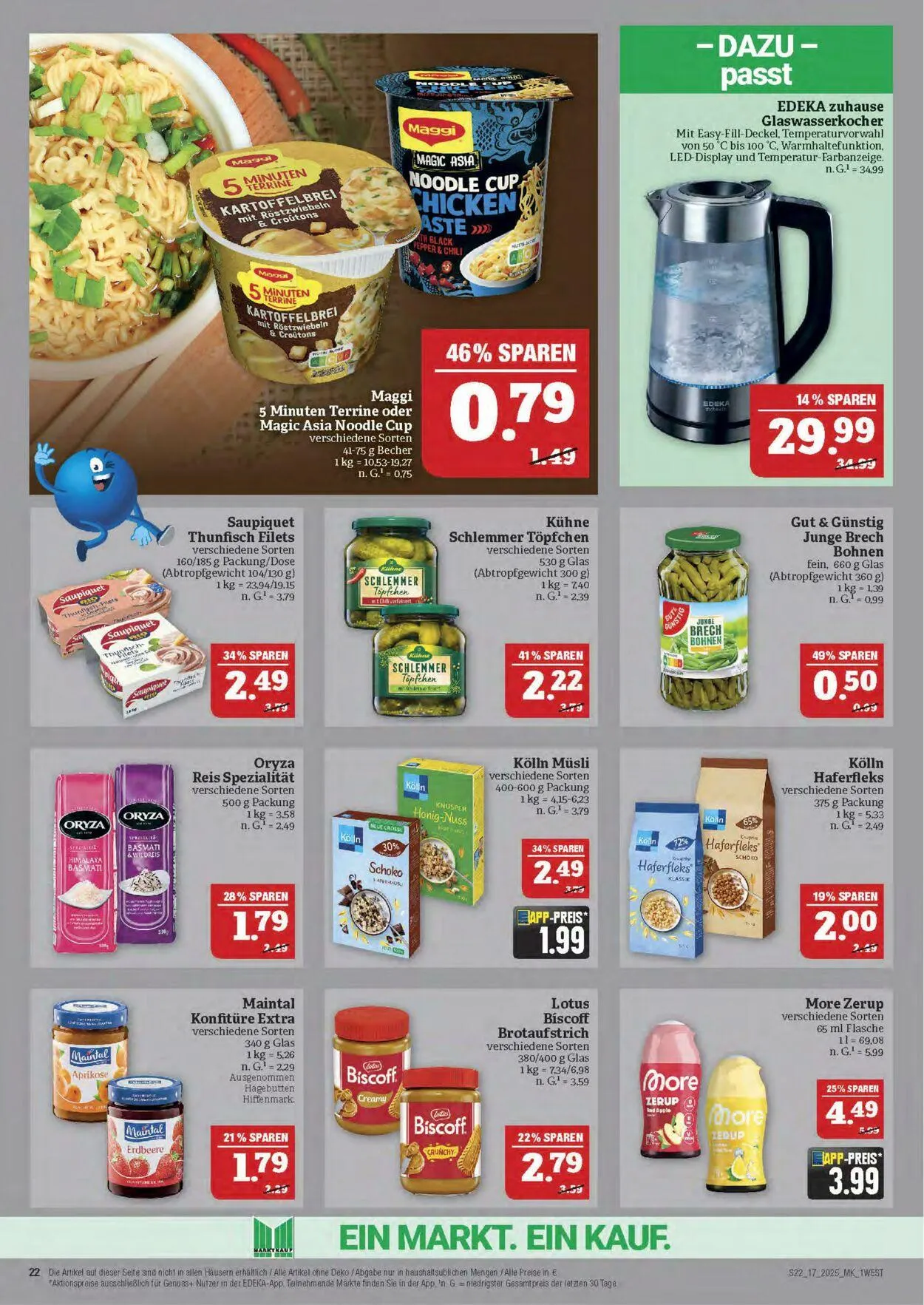 Marktkauf - Nürnberg-Thon Aktueller Prospekt von 22. April bis 26. April 2025 - Prospekt seite 22