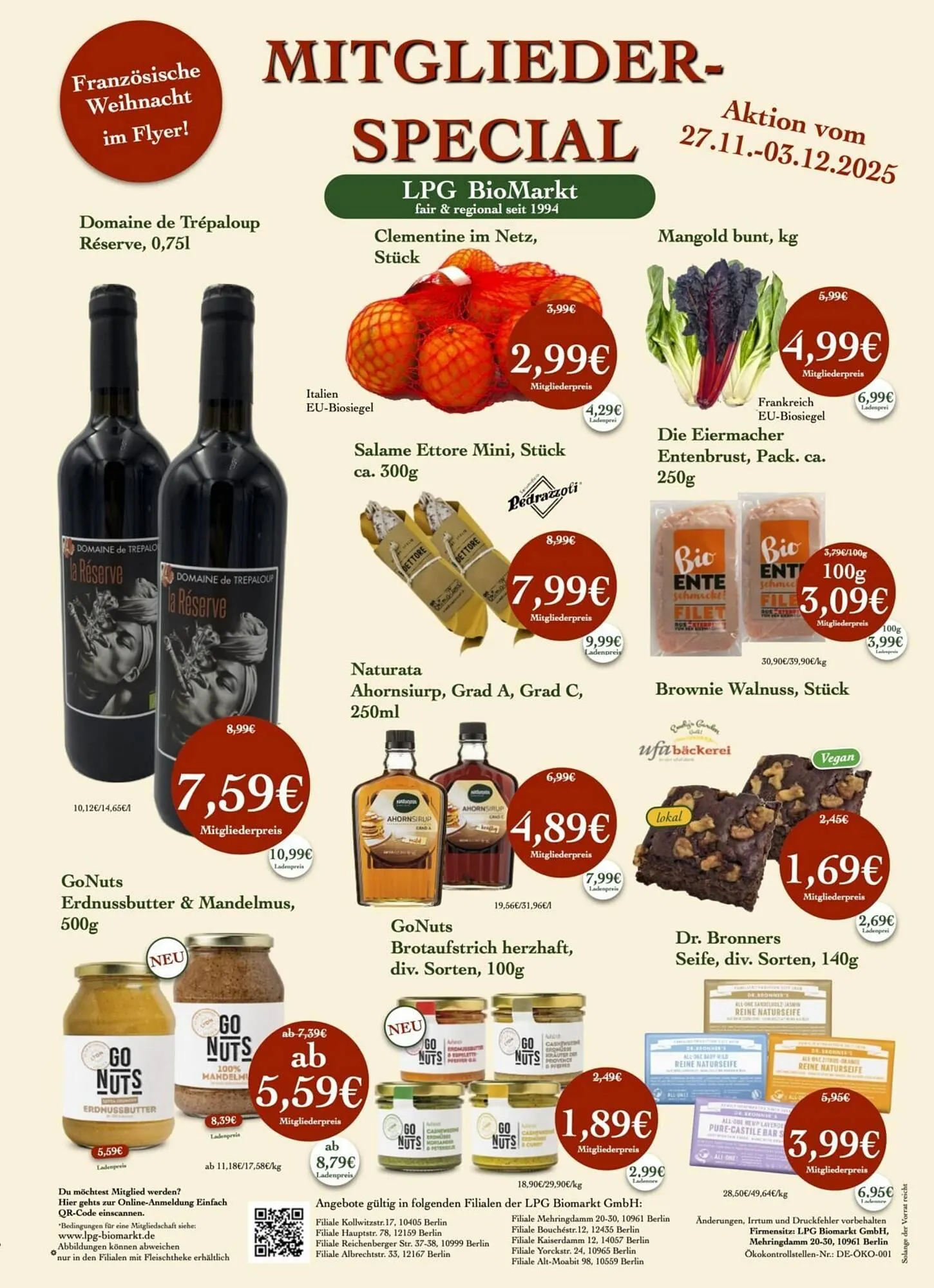 LPG Biomarkt Prospekt - 1