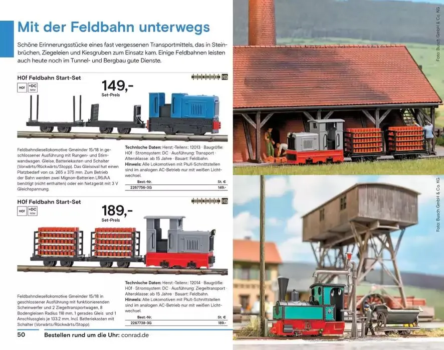 Modellbahn Katalog von 29. Oktober bis 31. Dezember 2025 - Prospekt seite 52