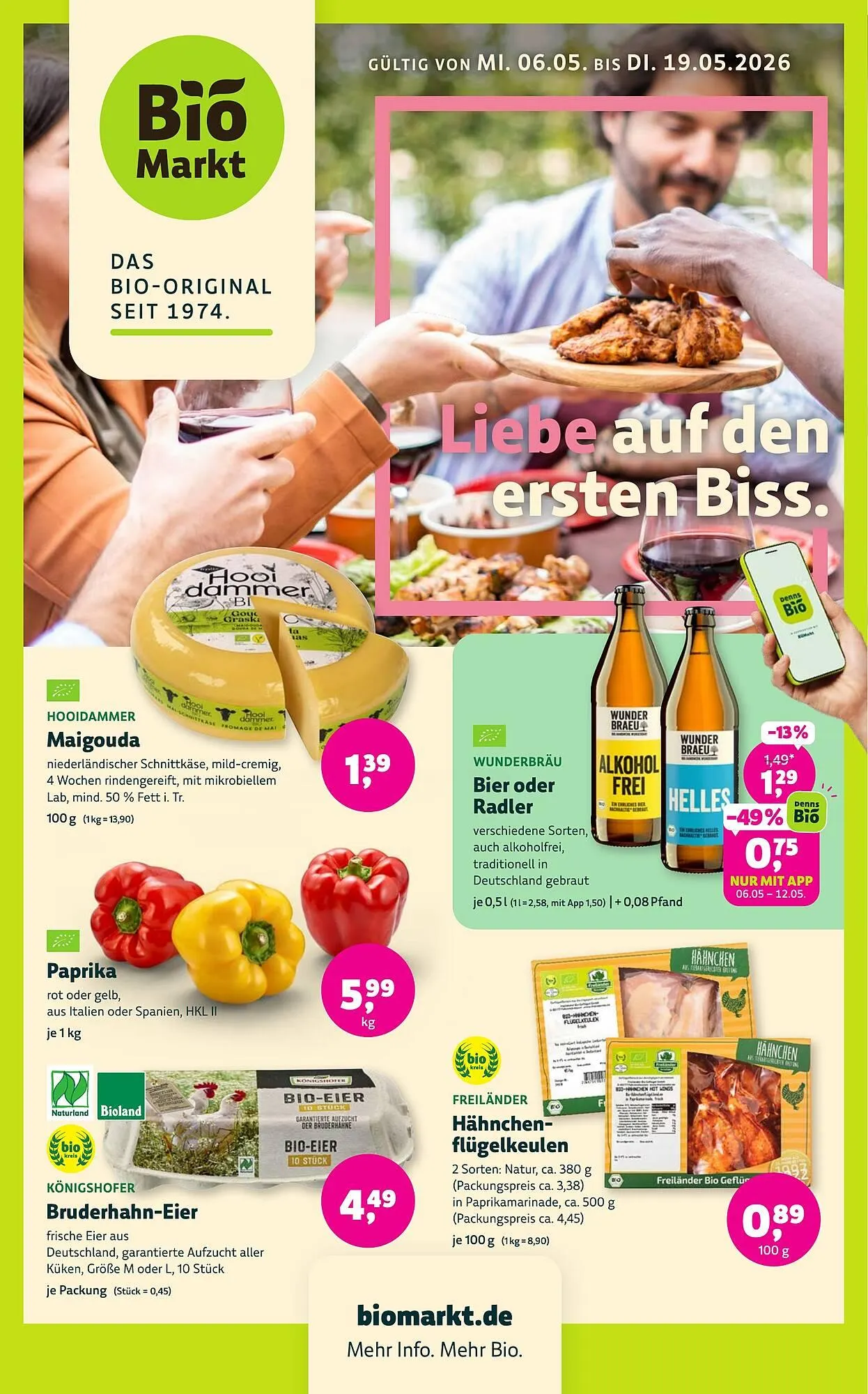 Aleco Biomarkt Prospekt von 6. Mai bis 19. Mai 2026 - Prospekt seite 1