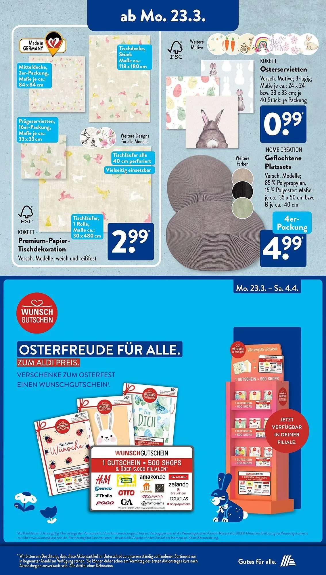 Aldi Süd Prospekt von 23. März bis 29. März 2026 - Prospekt seite 4