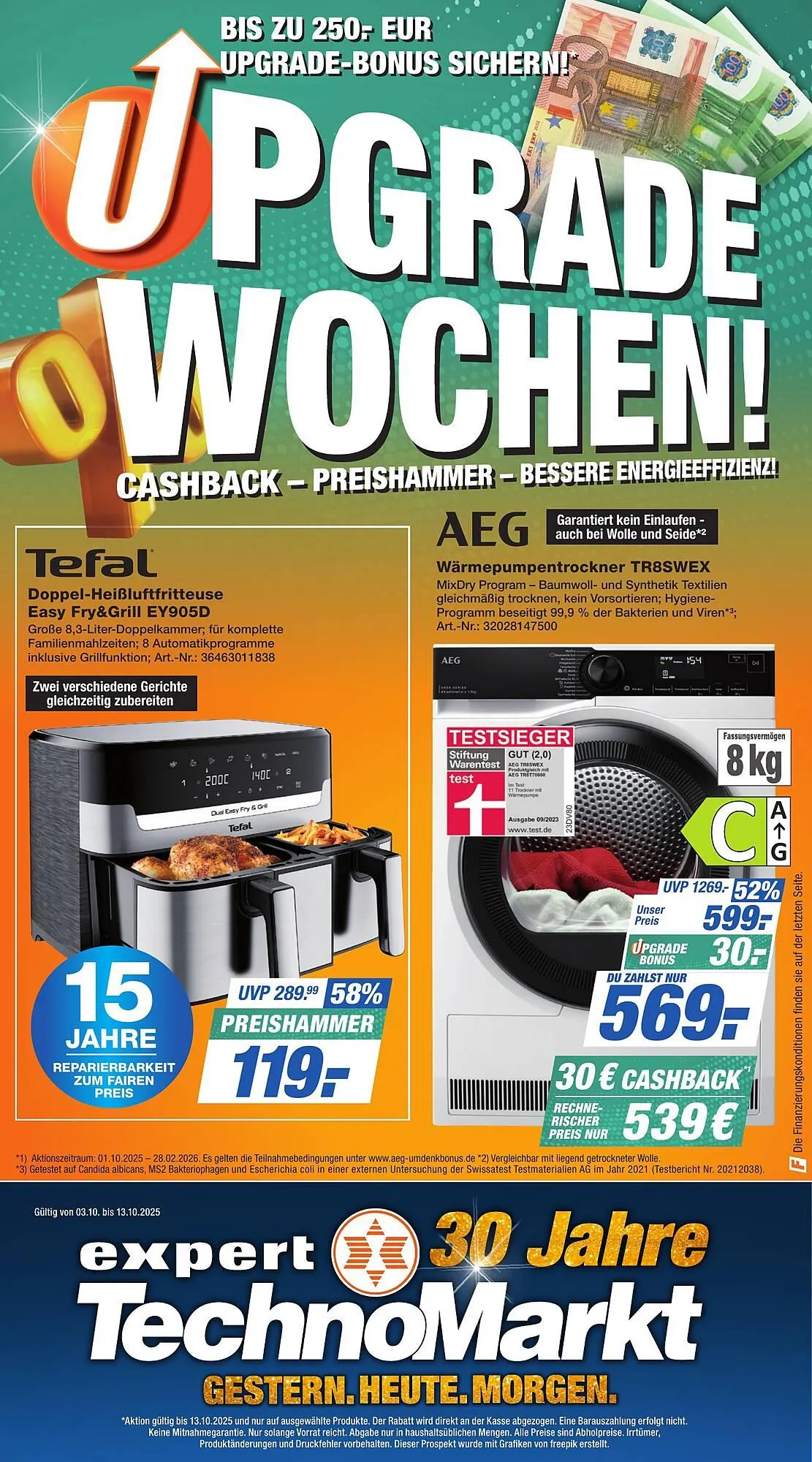 Expert Technomarkt Prospekt von 5. Oktober bis 11. Oktober 2025 - Prospekt seite 1
