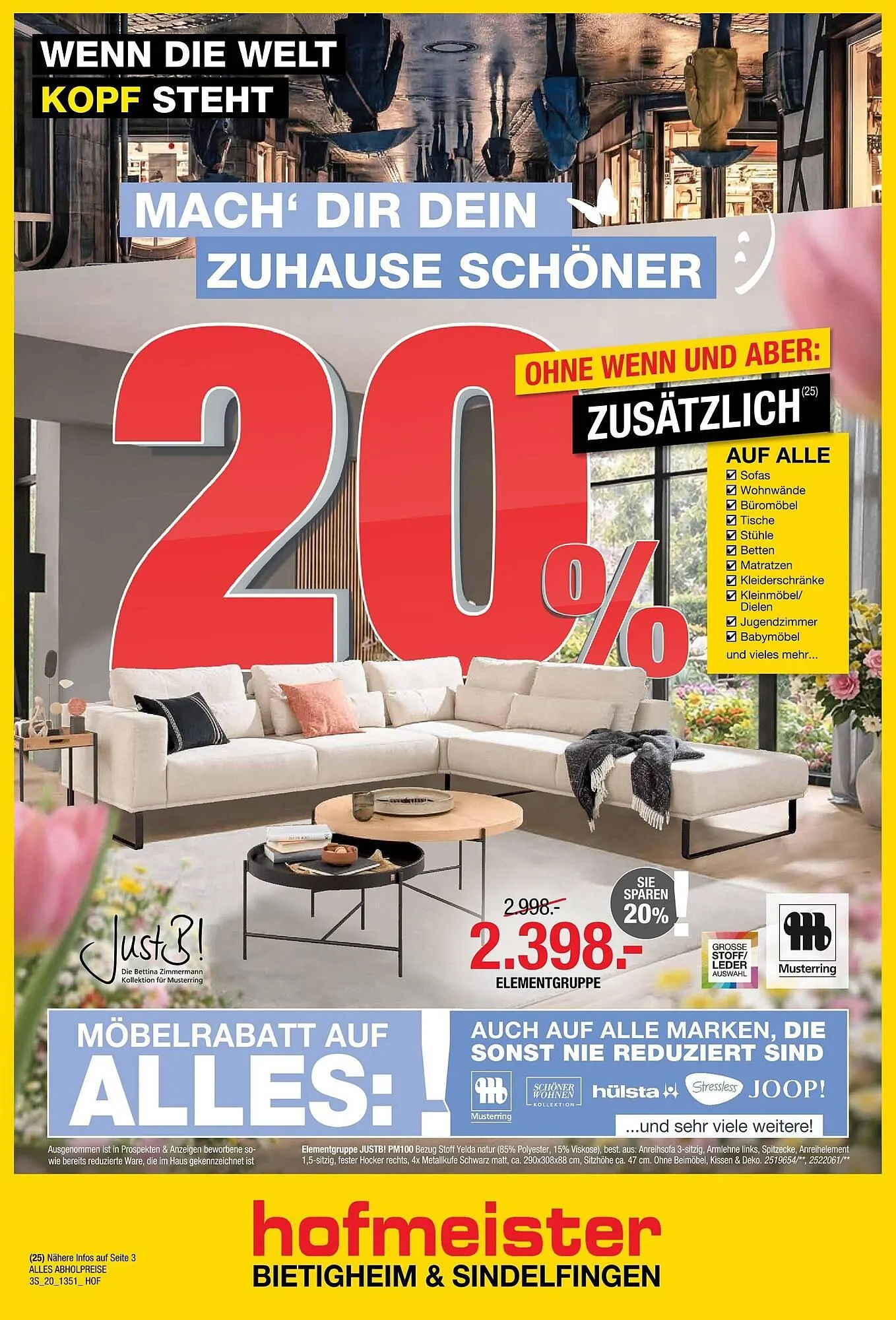 Hofmeister Prospekt von 8. April bis 5. Mai 2026 - Prospekt seite 1