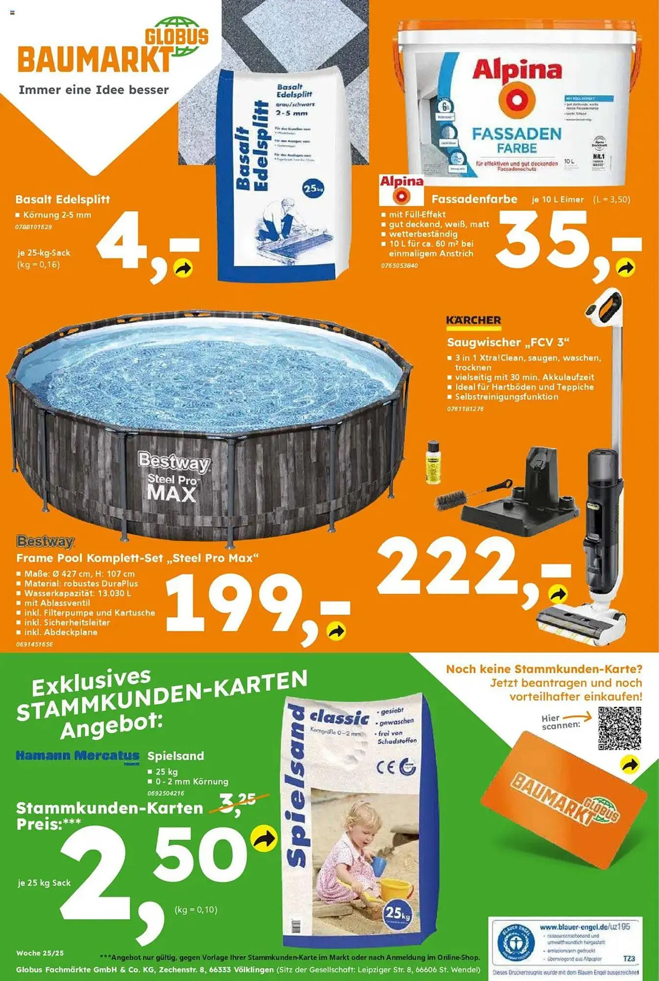 Globus Baumarkt Prospekt von 16. Juni bis 21. Juni 2025 - Prospekt seite 20