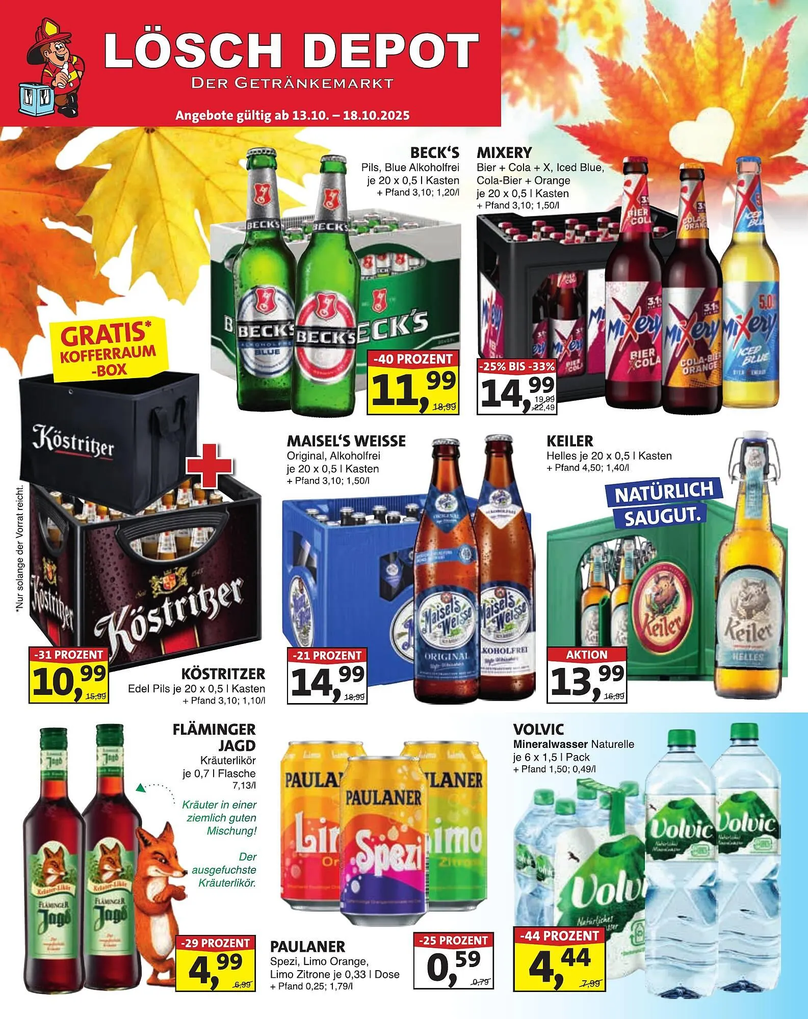 Lösch Depot Prospekt von 13. Oktober bis 18. Oktober 2025 - Prospekt seite 1