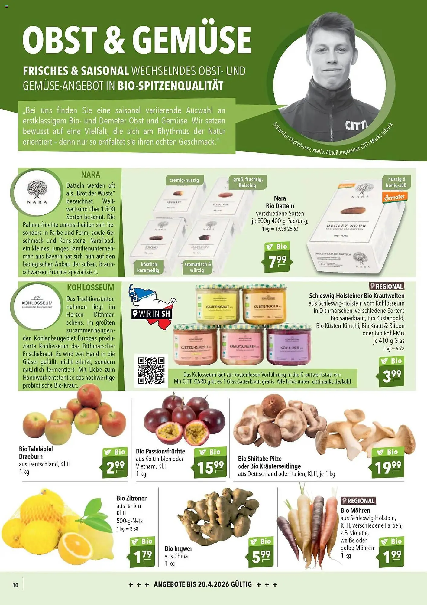 CITTI Markt Prospekt von 1. April bis 28. April 2026 - Prospekt seite 10