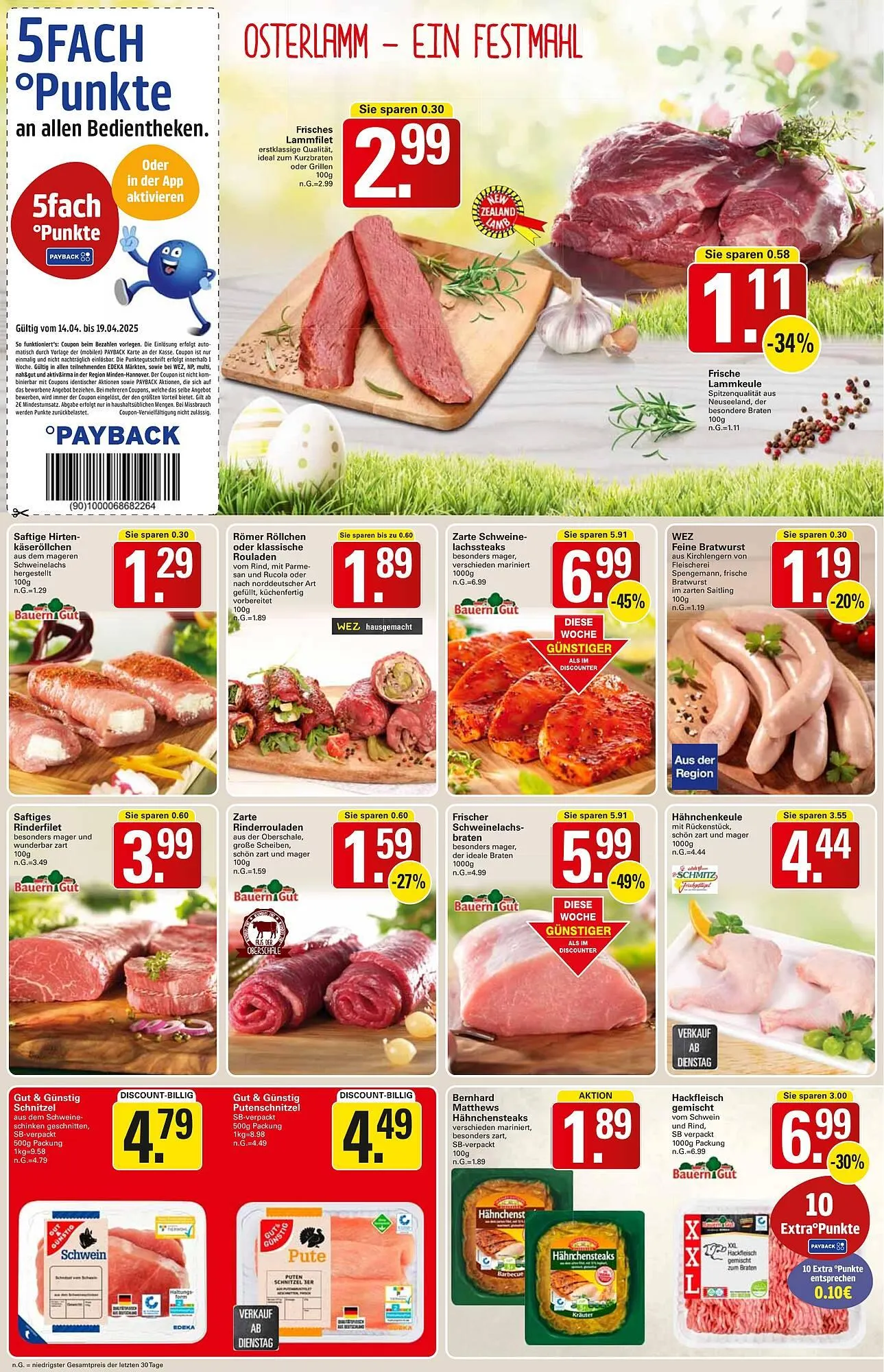 WEZ Prospekt von 14. April bis 19. April 2025 - Prospekt seite 4