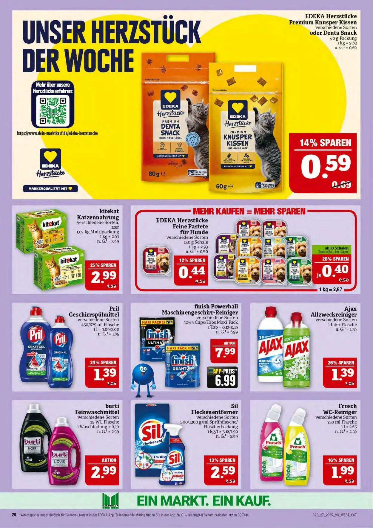 Marktkauf - Nürnberg-Thon Aktueller Prospekt von 30. Juni bis 5. Juli 2025 - Prospekt seite 26