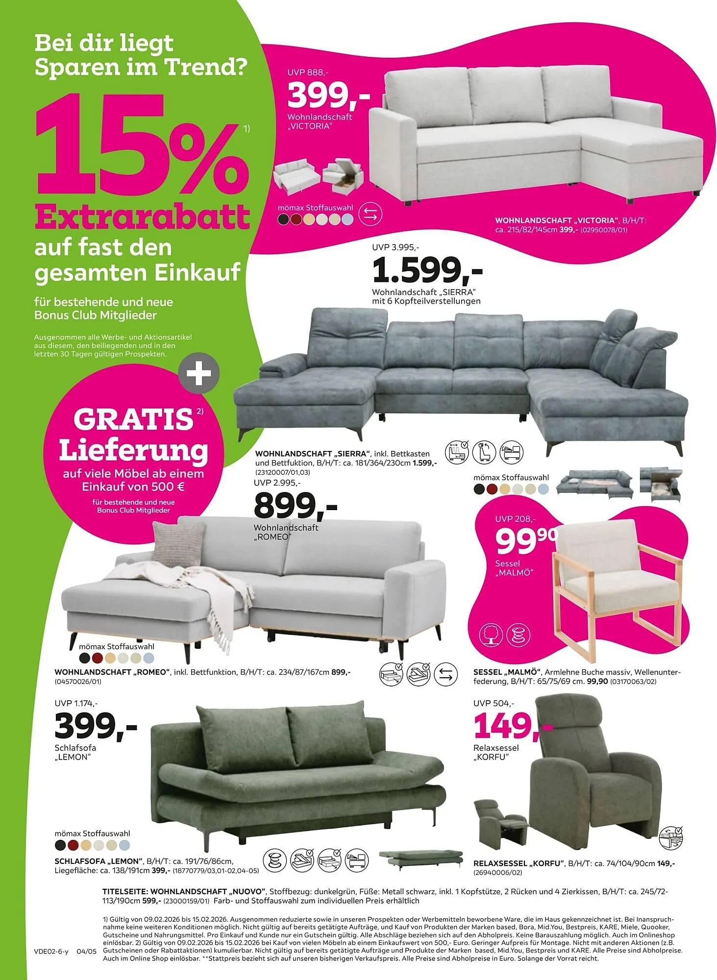 Mömax Prospekt von 9. Februar bis 16. Februar 2026 - Prospekt seite 4