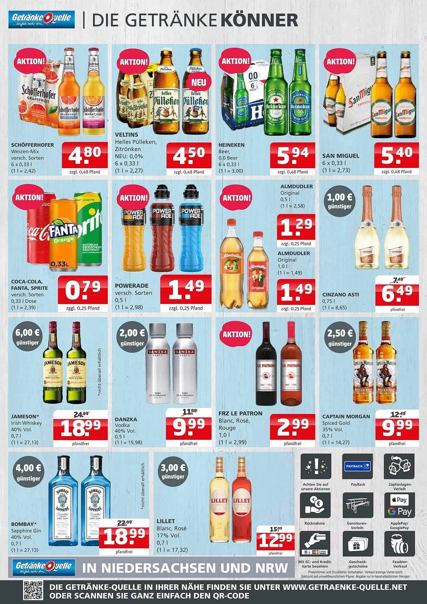 Getränke Quelle Prospekt von 13. April bis 25. April 2026 - Prospekt seite 4