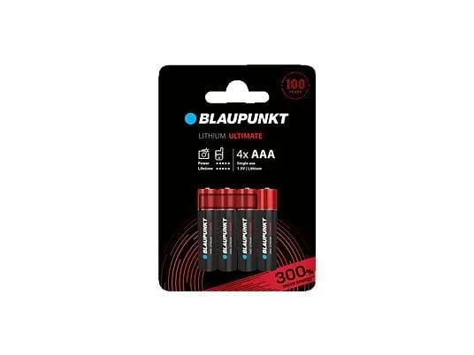 BLAUPUNKT Lithium Batterie Micro Batterie Micro AAA, Lithium, 1.5 V Volt