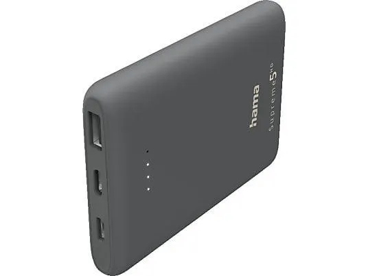 HAMA Power Pack Supreme 5HD Powerbank 5000 mAh Grau
