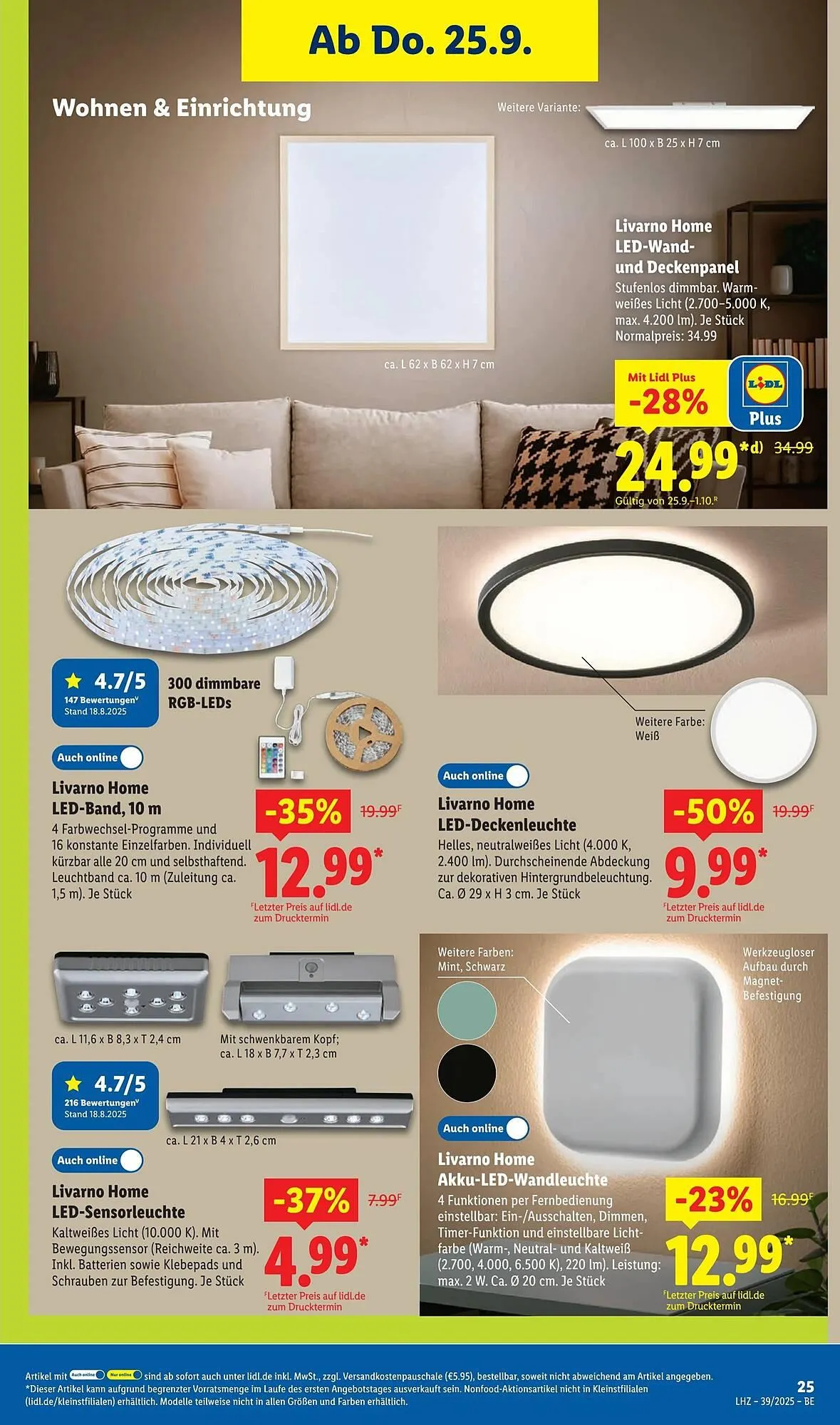 Lidl Prospekt von 22. September bis 28. September 2025 - Prospekt seite 35