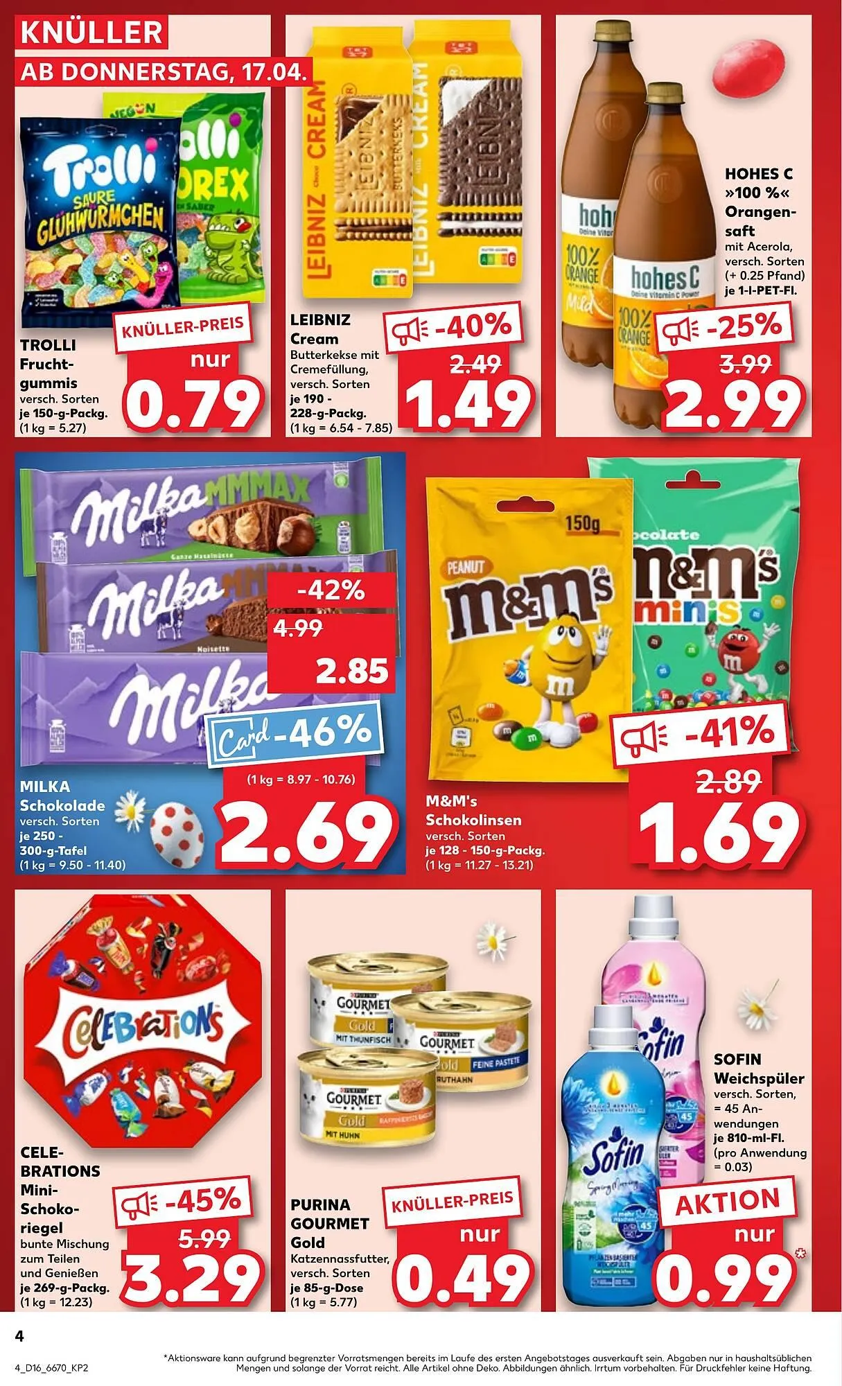 Kaufland Prospekt von 17. April bis 23. April 2025 - Prospekt seite 4
