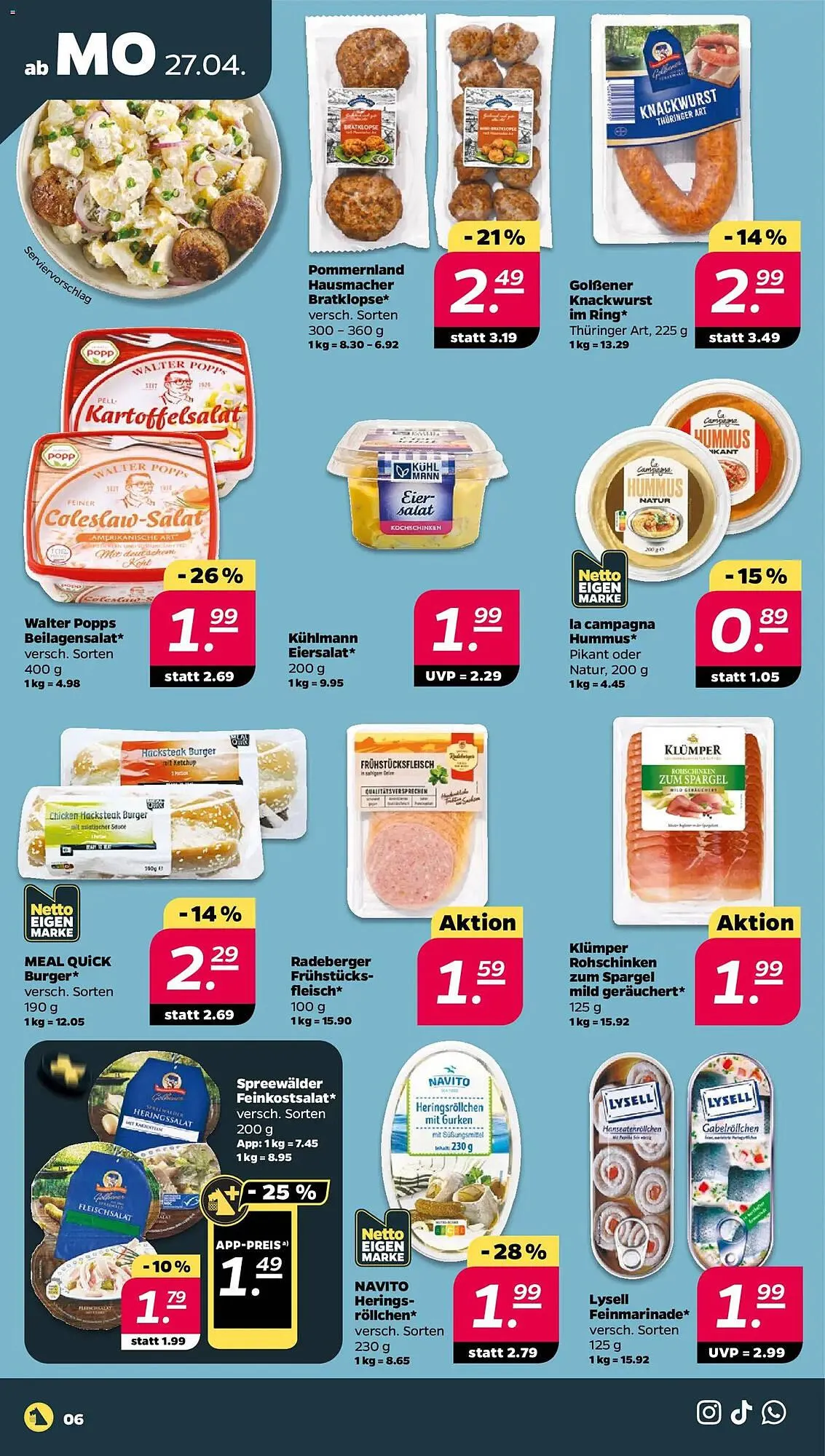 NETTO Prospekt von 27. April bis 2. Mai 2026 - Prospekt seite 6