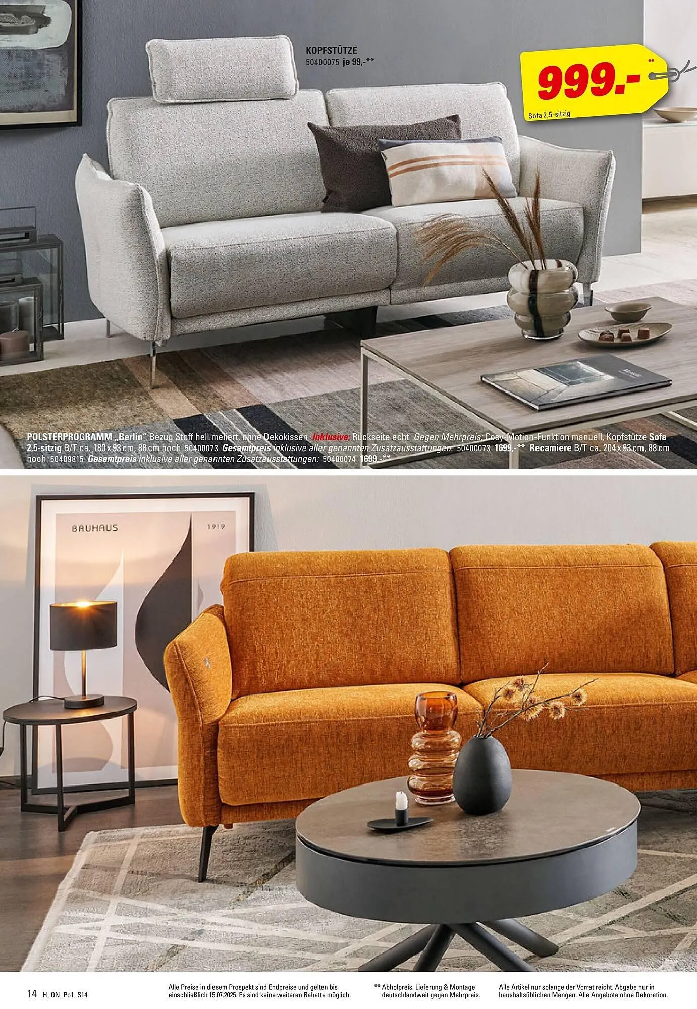 Höffner Prospekt von 4. Juni bis 15. Juli 2025 - Prospekt seite 14