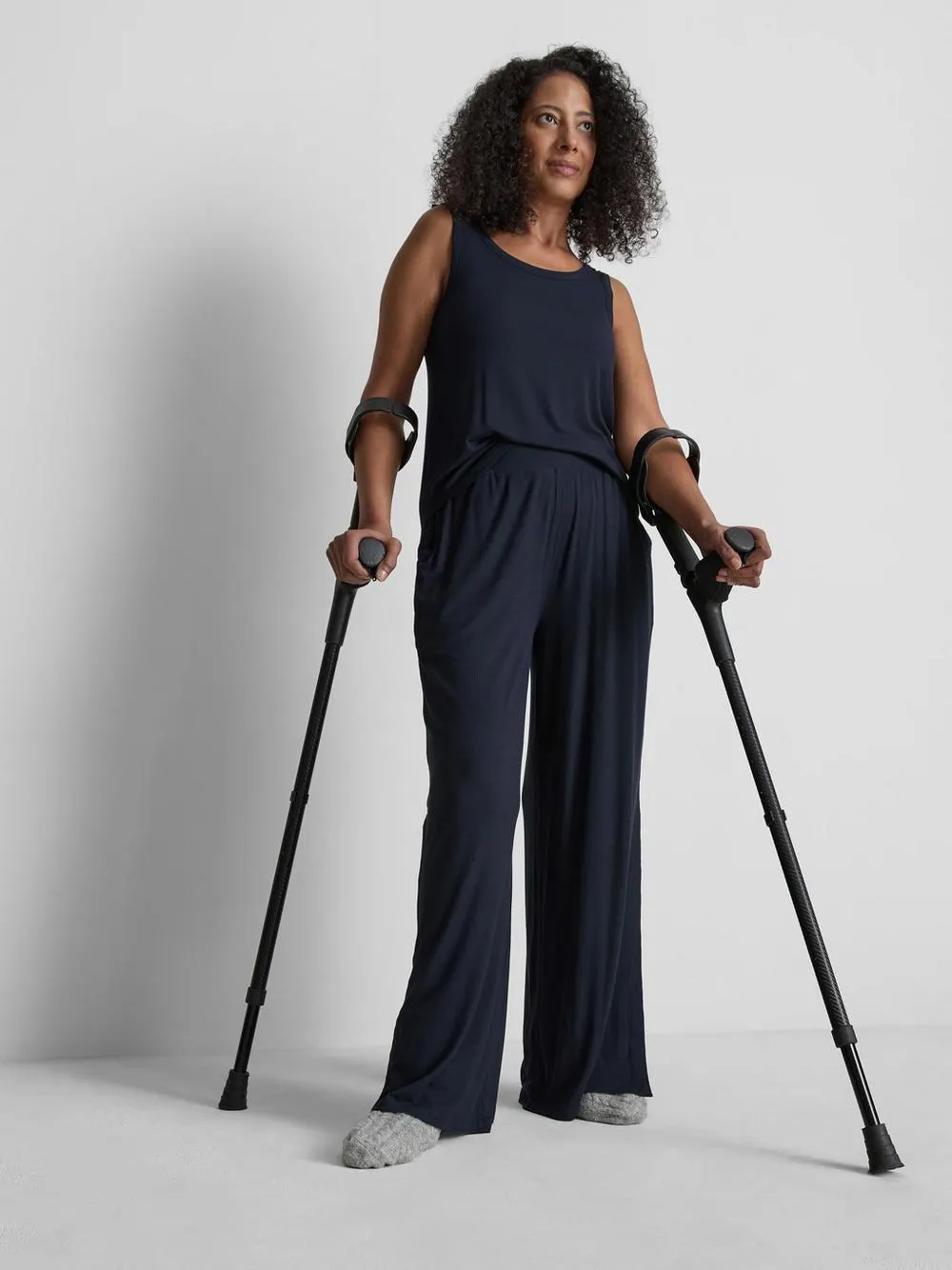 Adaptives, geripptes Schlaf-Tanktop