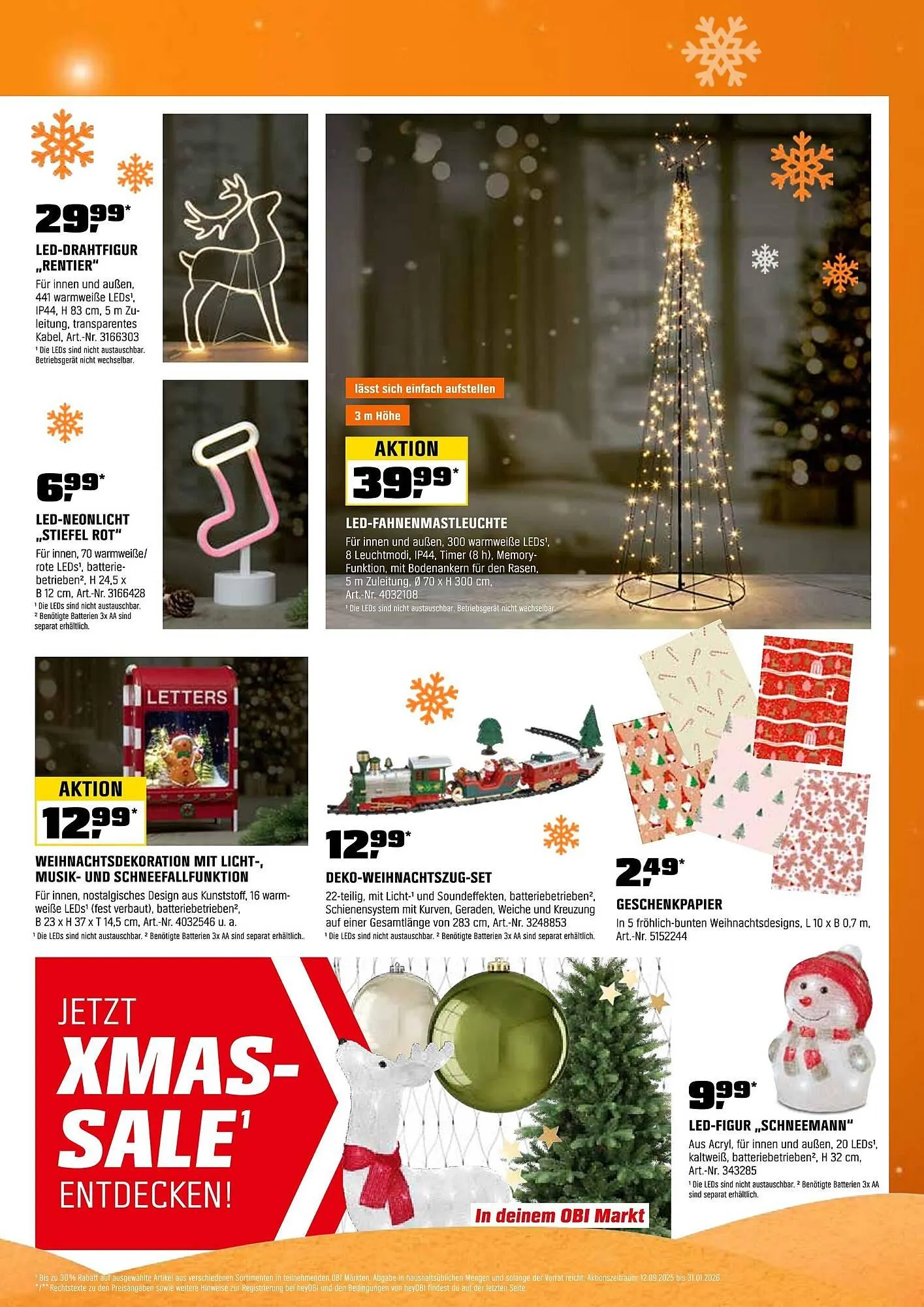 OBI Prospekt von 1. Dezember bis 14. Dezember 2025 - Prospekt seite 3