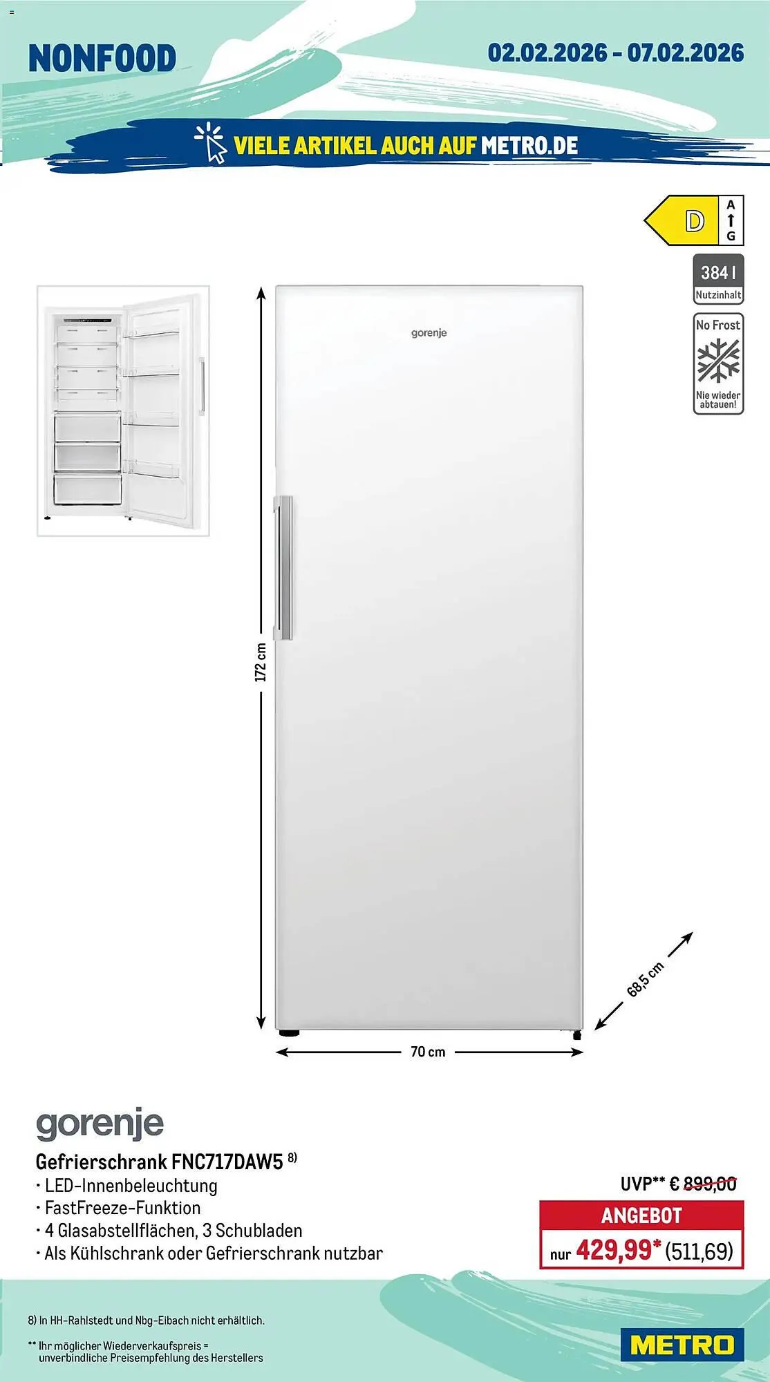 METRO Prospekt von 2. Februar bis 7. Februar 2026 - Prospekt seite 20