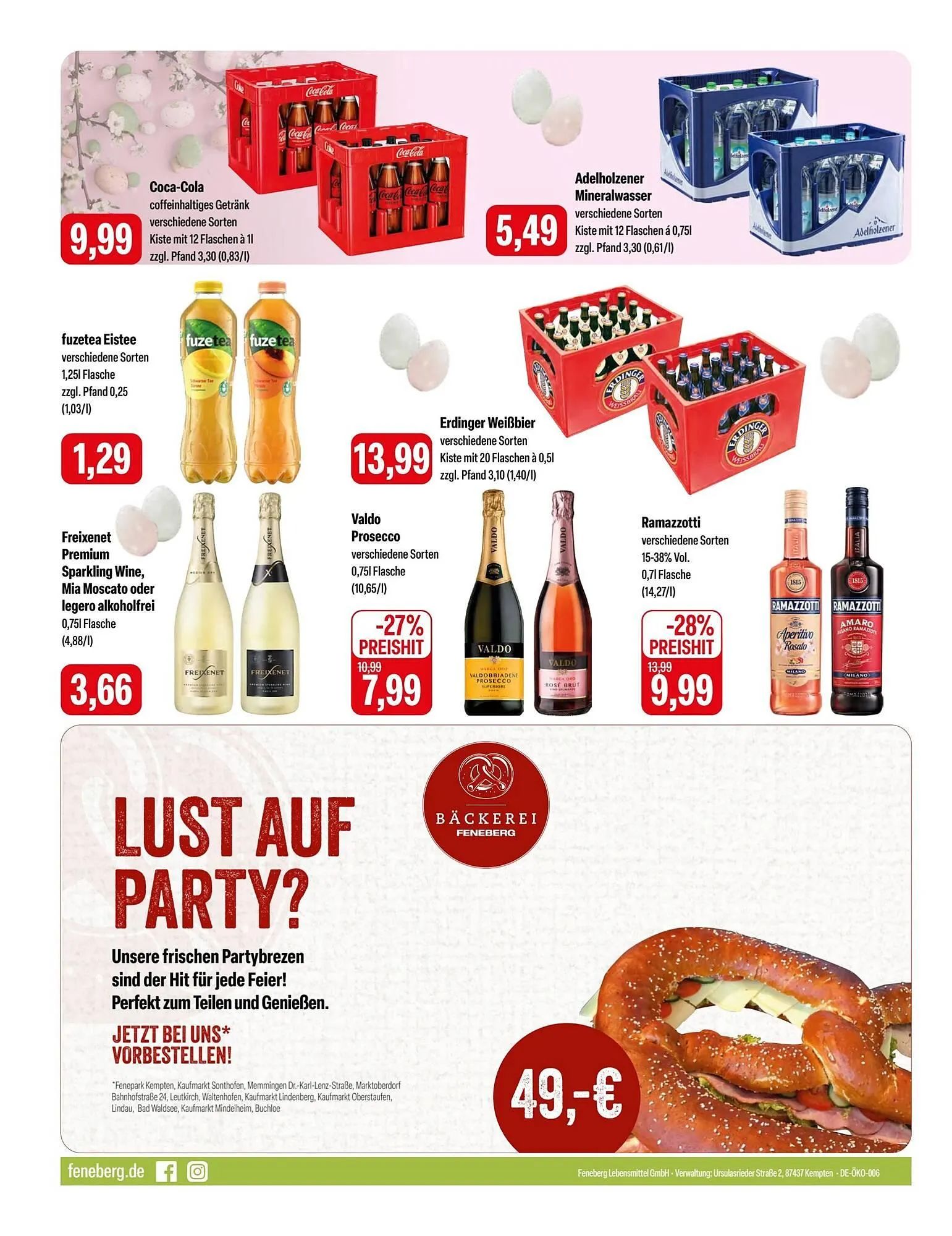 Feneberg Prospekt von 17. April bis 20. April 2025 - Prospekt seite 12