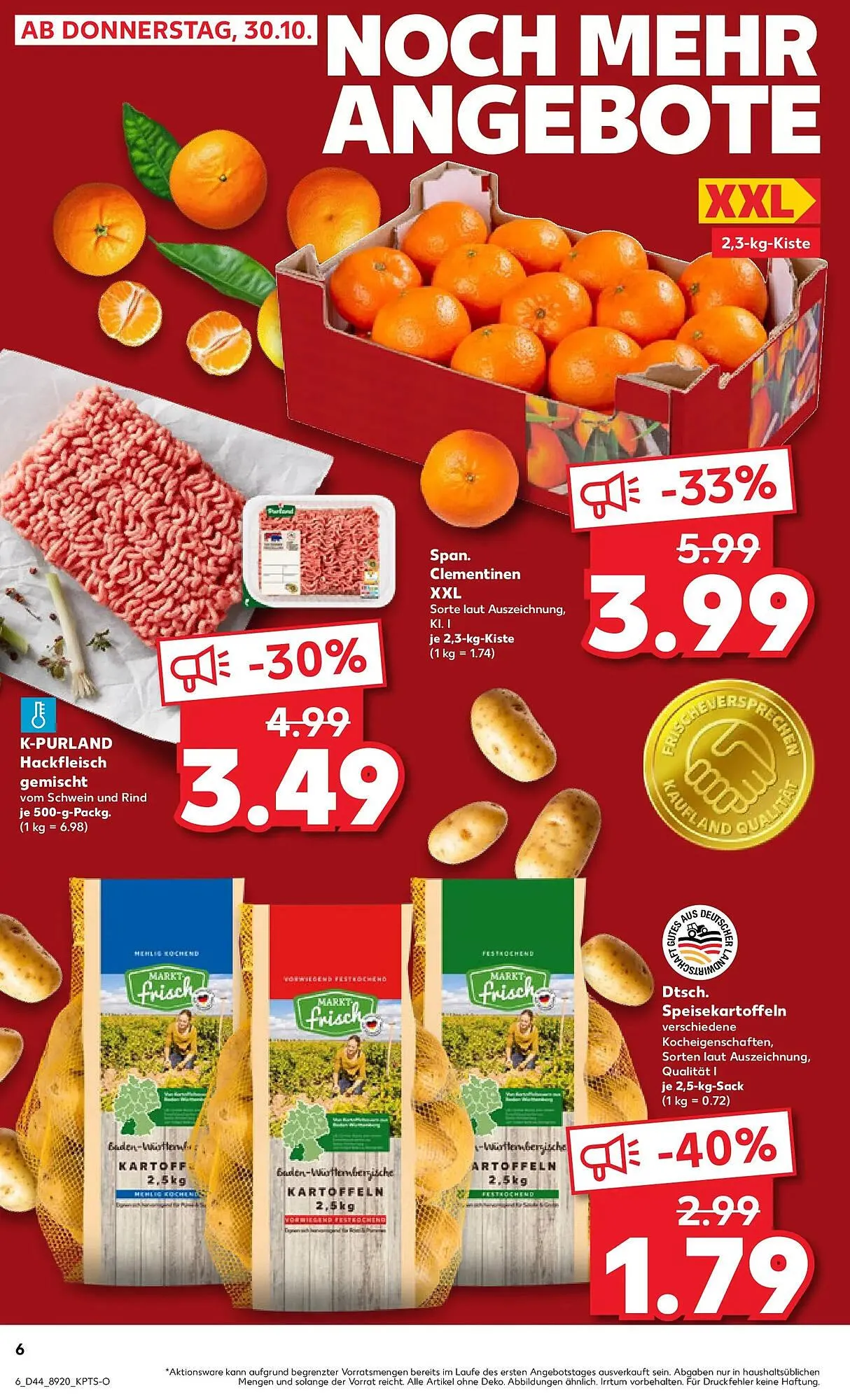 Kaufland Prospekt von 2. November bis 5. November 2025 - Prospekt seite 6