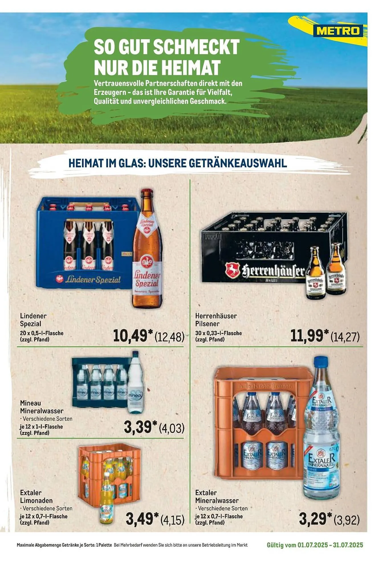 METRO Prospekt von 1. Juli bis 31. Juli 2025 - Prospekt seite 17