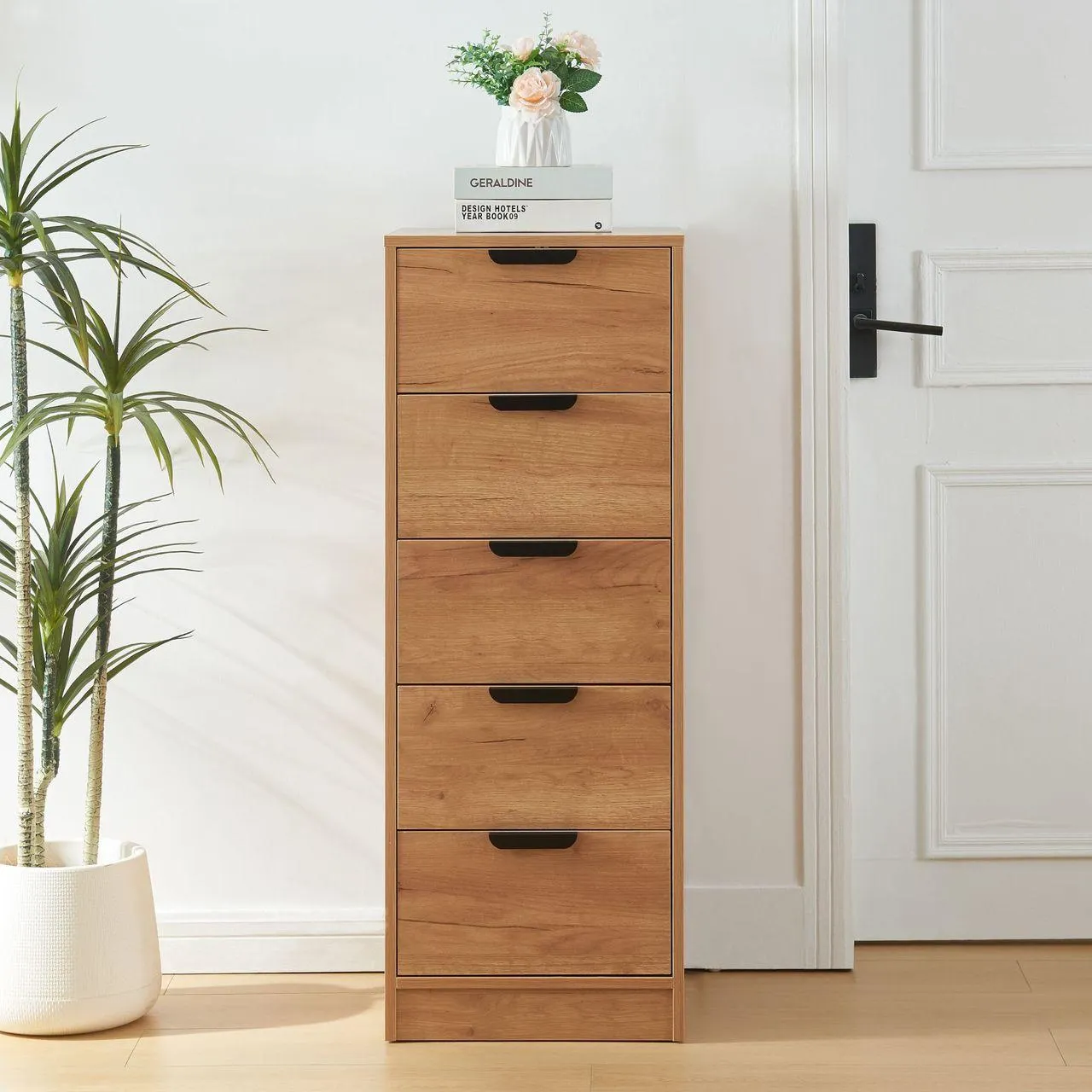 Kommode Varkaus 108x40x40 cm Eichenoptik