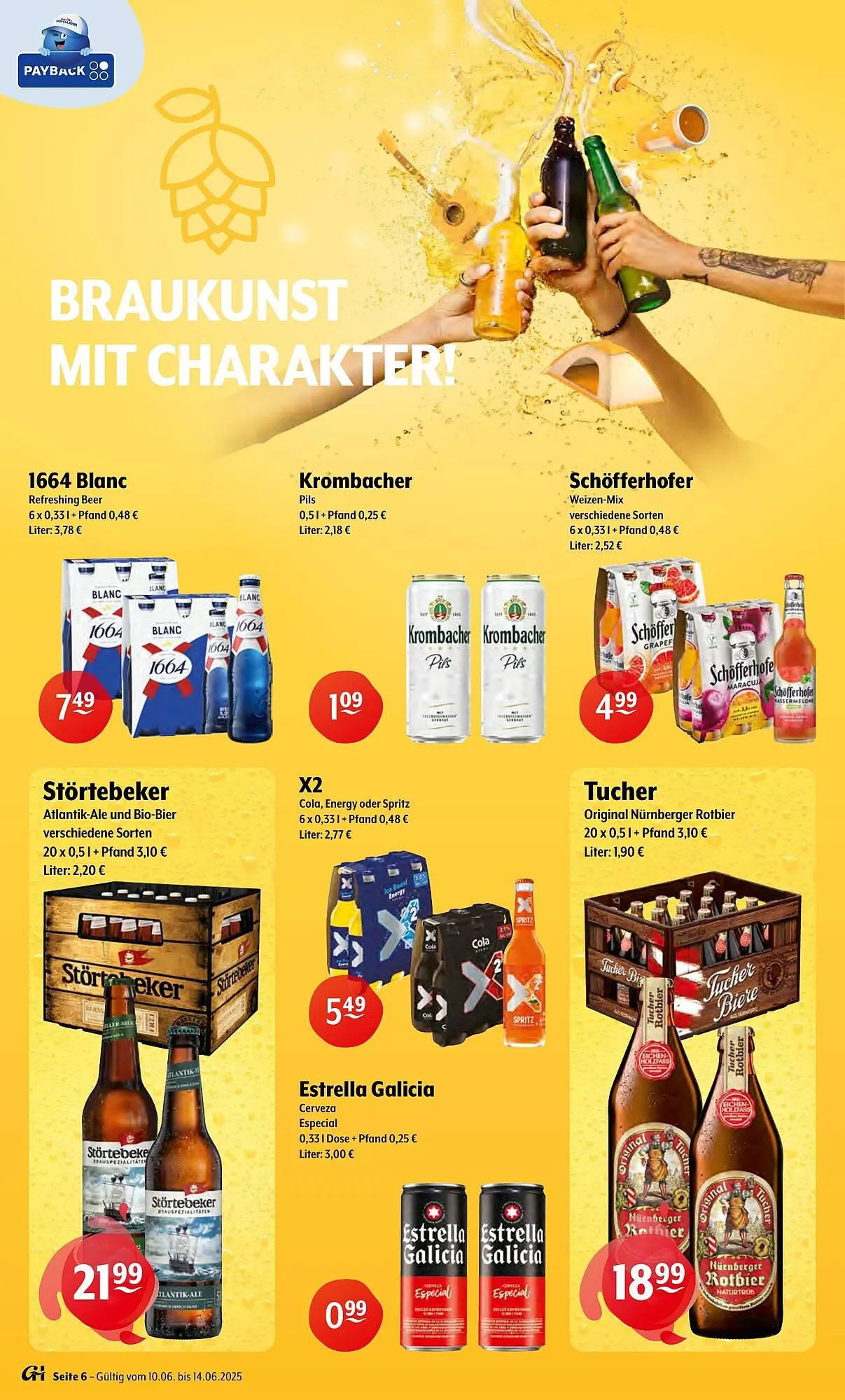 Getränke Hoffmann Prospekt von 8. Juni bis 14. Juni 2025 - Prospekt seite 6