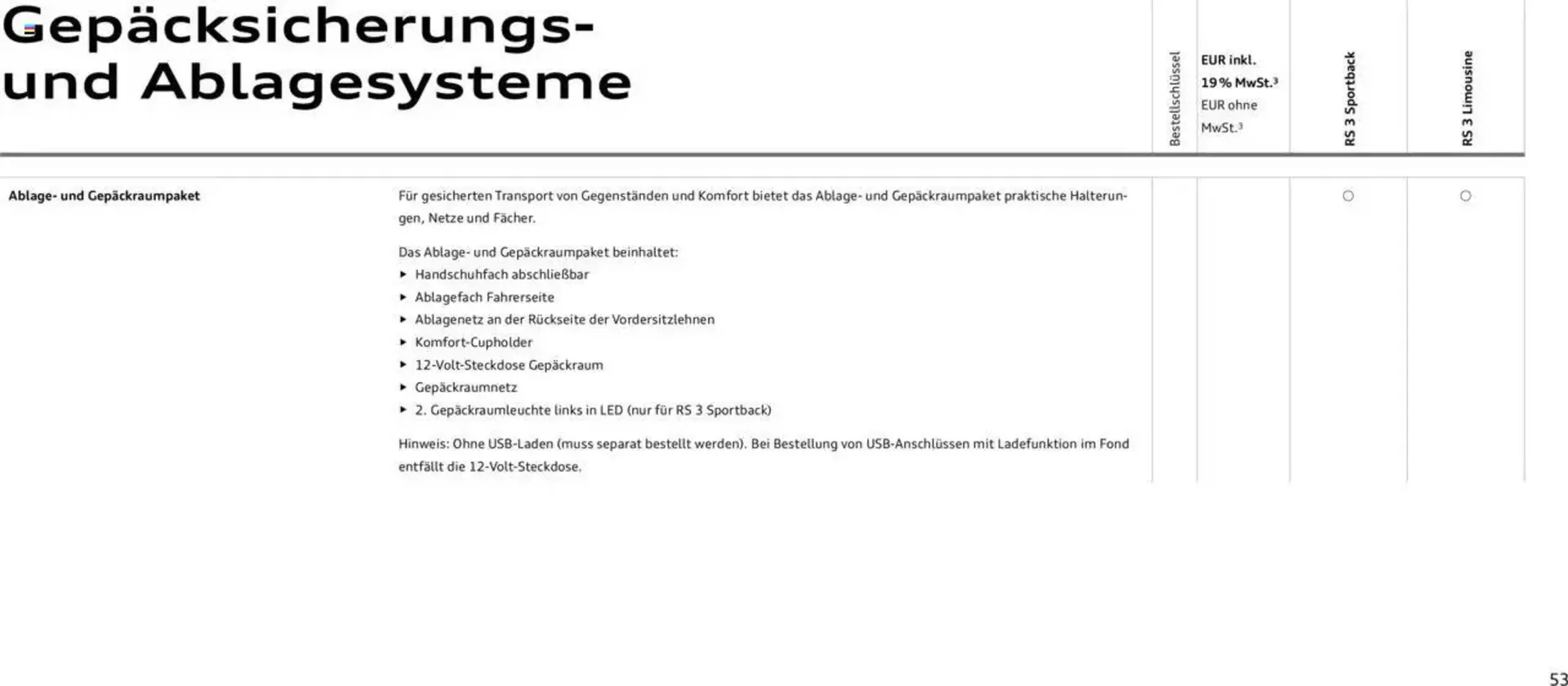 Audi Prospekt von 29. Januar bis 9. Januar 2026 - Prospekt seite 53
